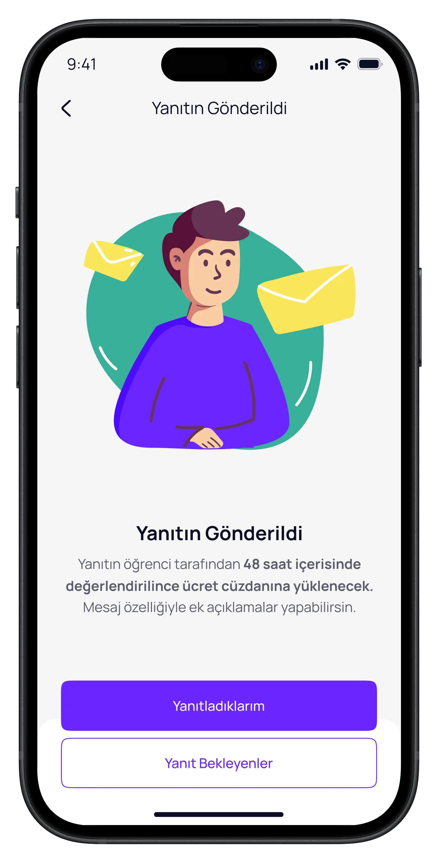 Question Based Education App — tasarım 25