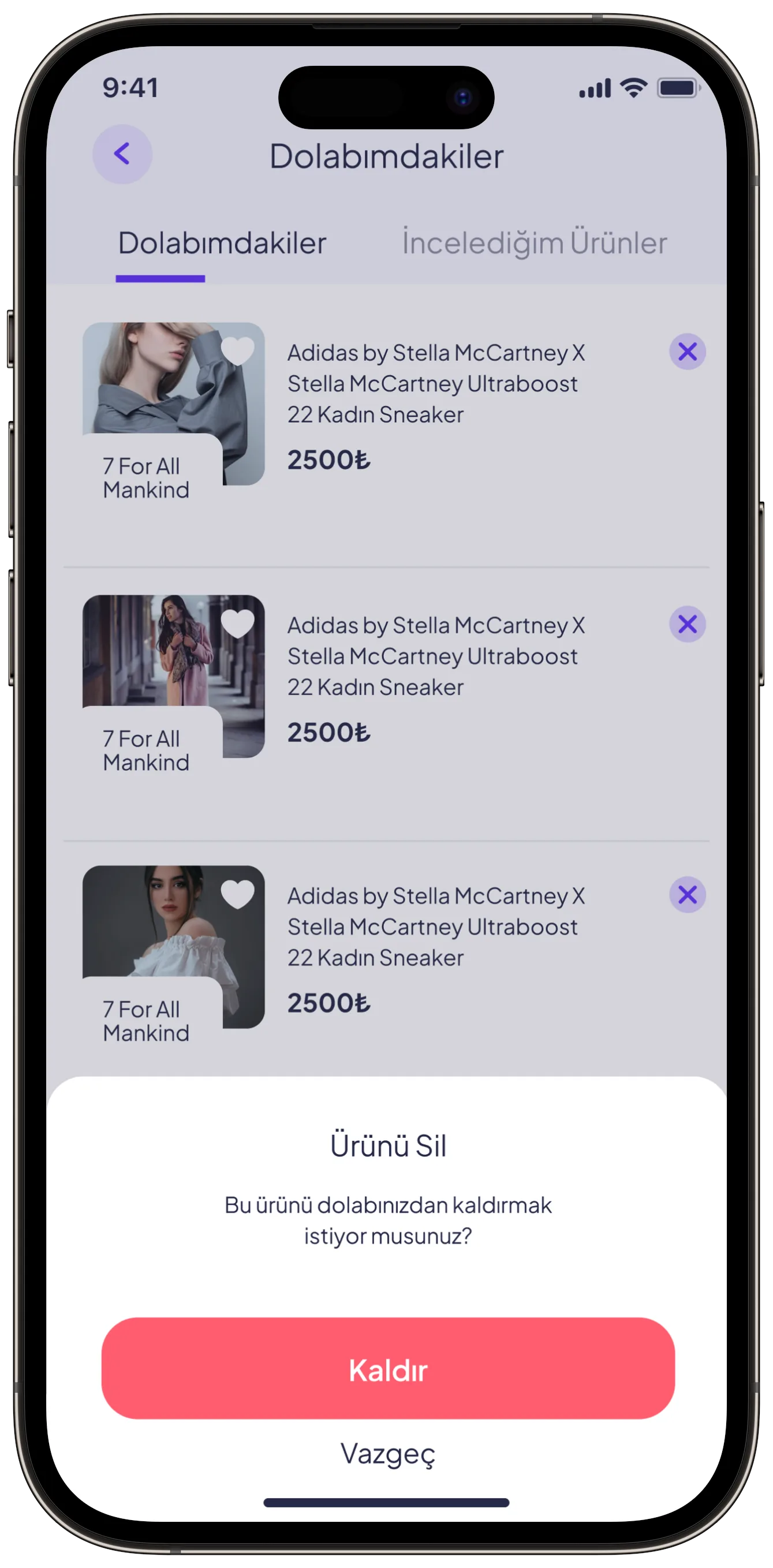 Fashion App — tasarım 21