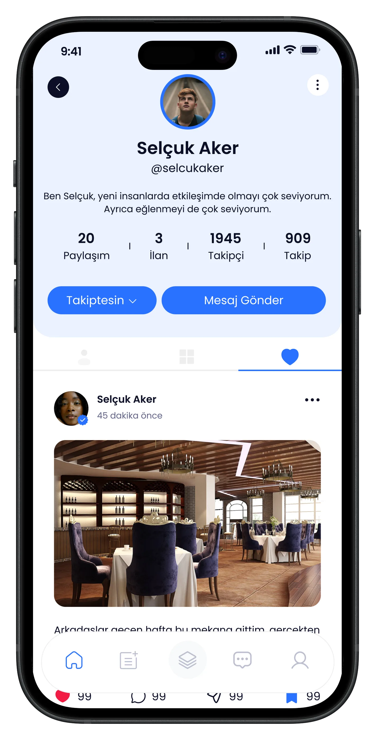 University Life Mobile App — tasarım 36
