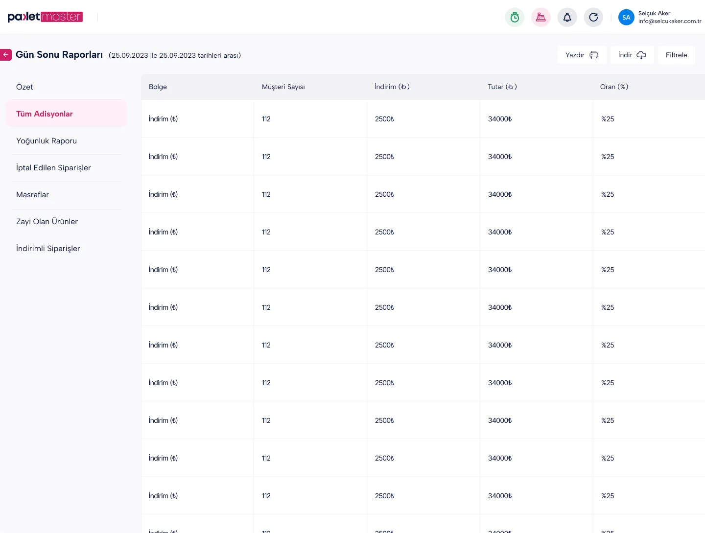 Order Tracking — tasarım 7
