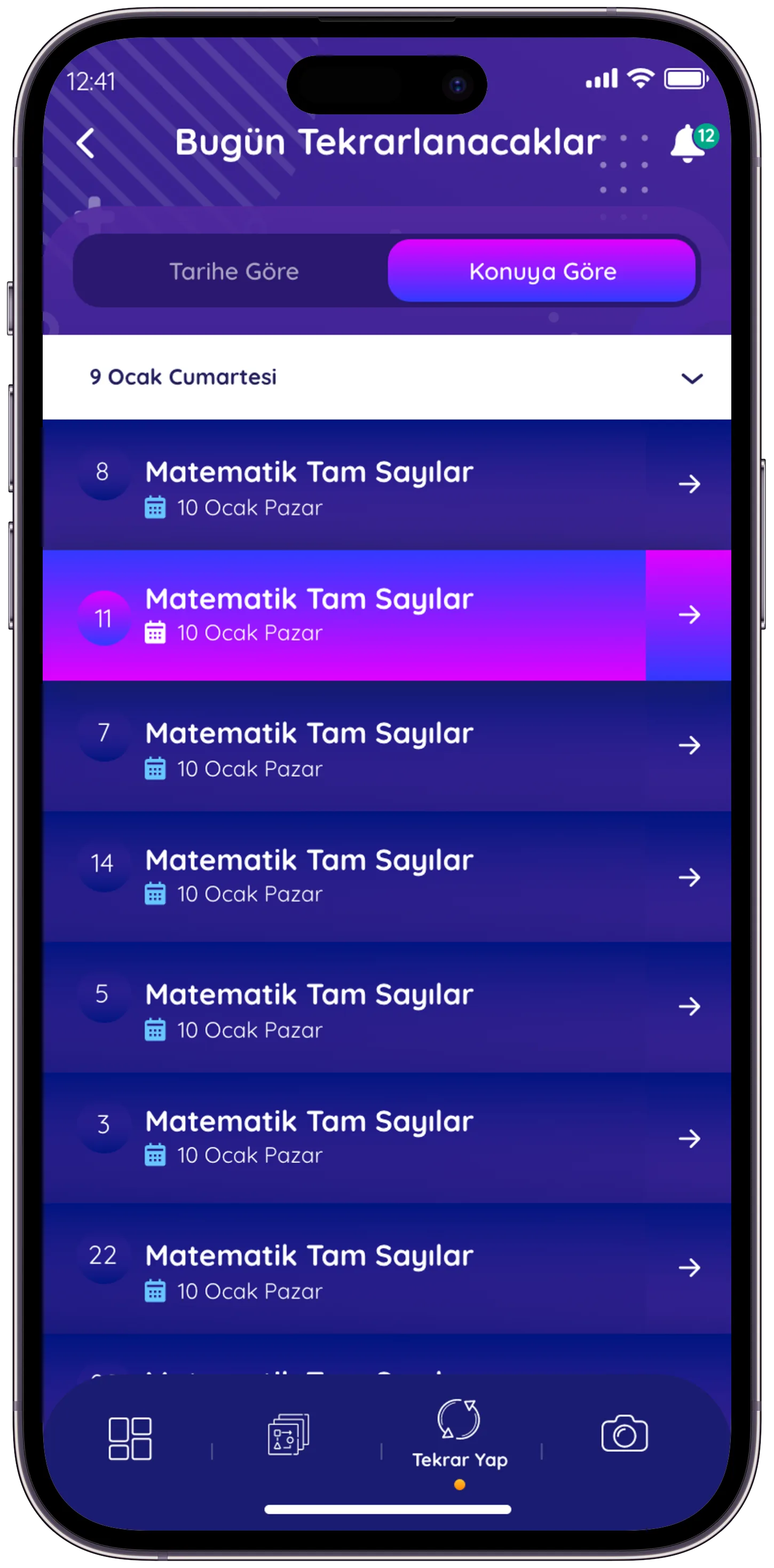 Soru Defteri Q&A App — tasarım 15