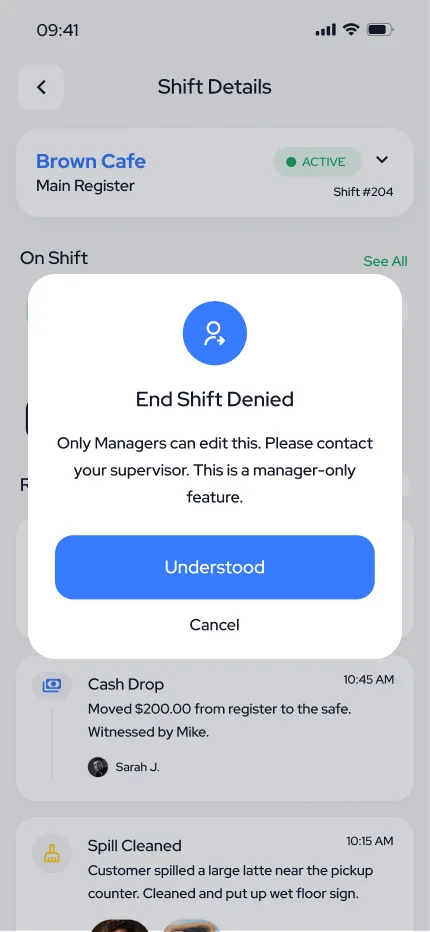 Shift Control — tasarım 126
