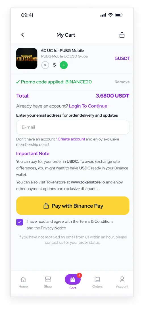 Token Store App