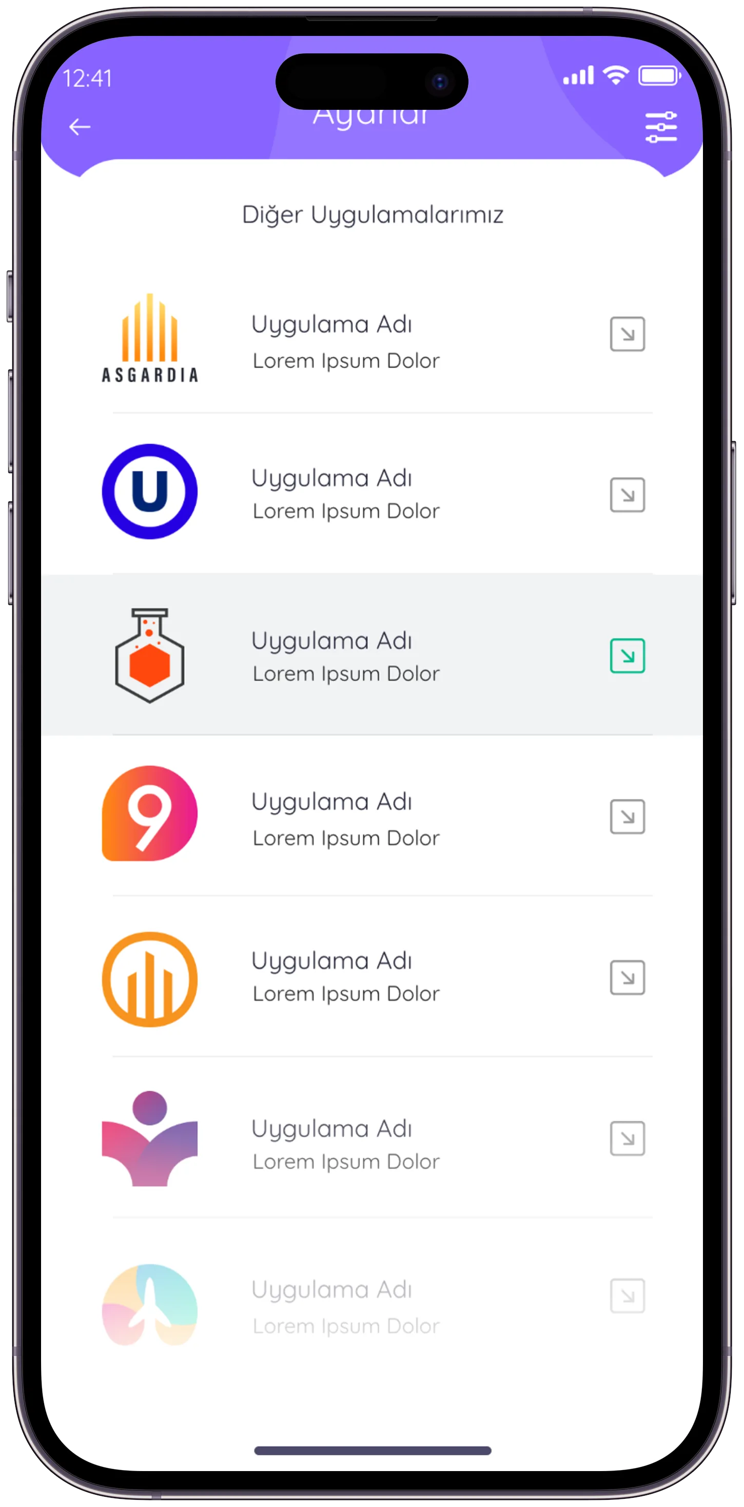 Determinant App — tasarım 12
