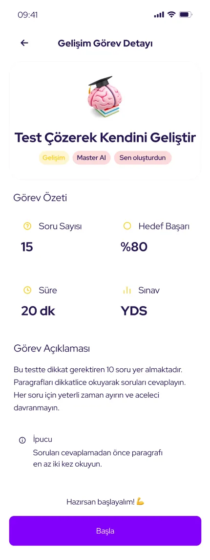 Test Master RH++ — tasarım 20
