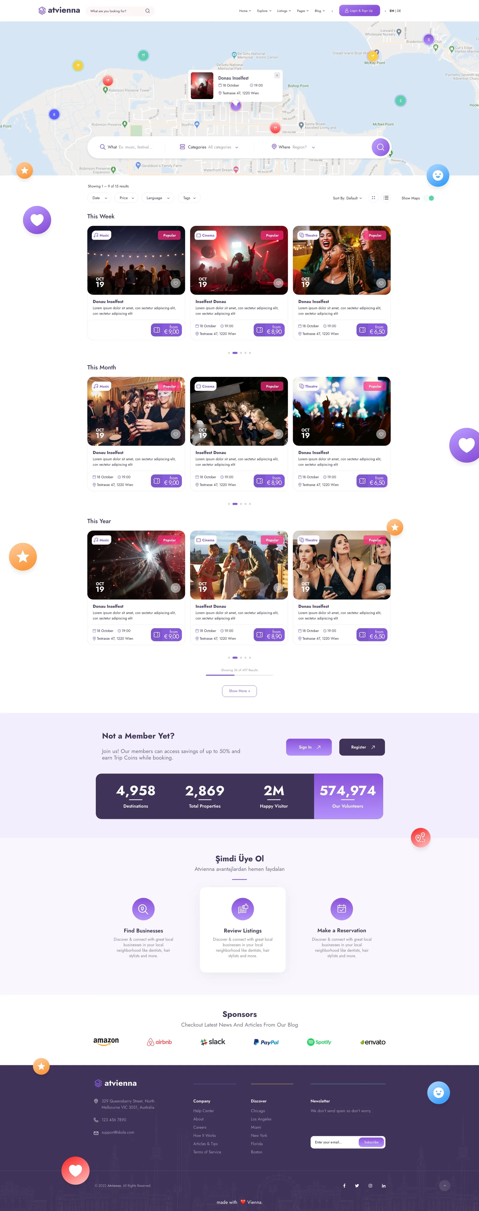 Vienna Travel Portal — tasarım 11