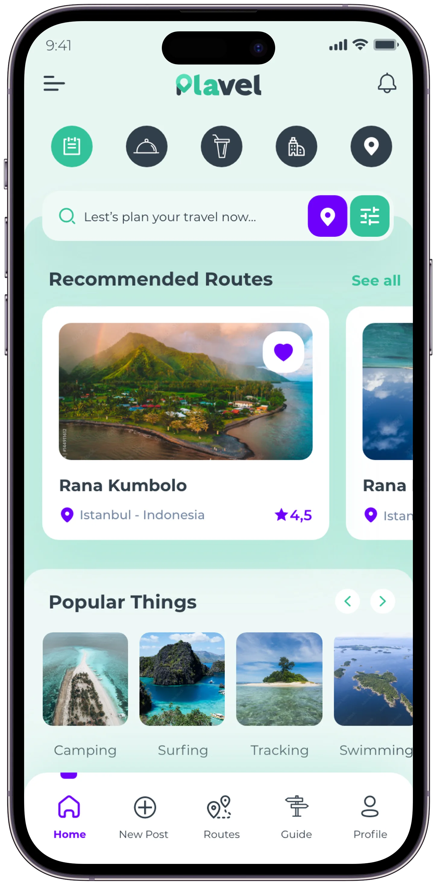 Plavel Tourism App — tasarım 21