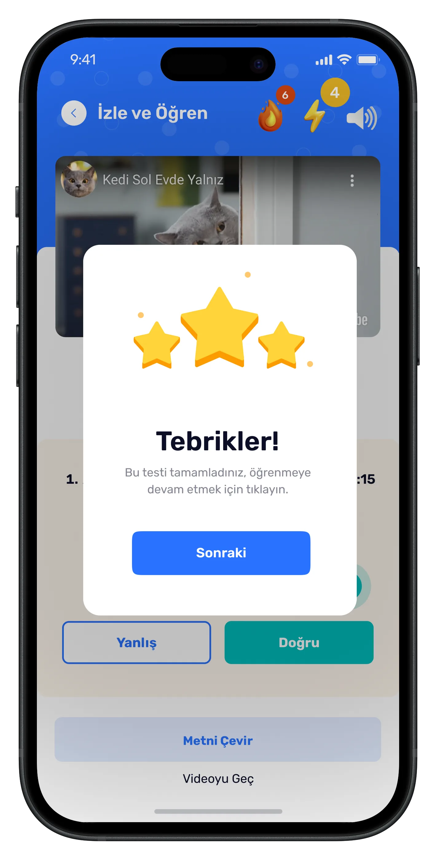 Learn English Mobile App — tasarım 15
