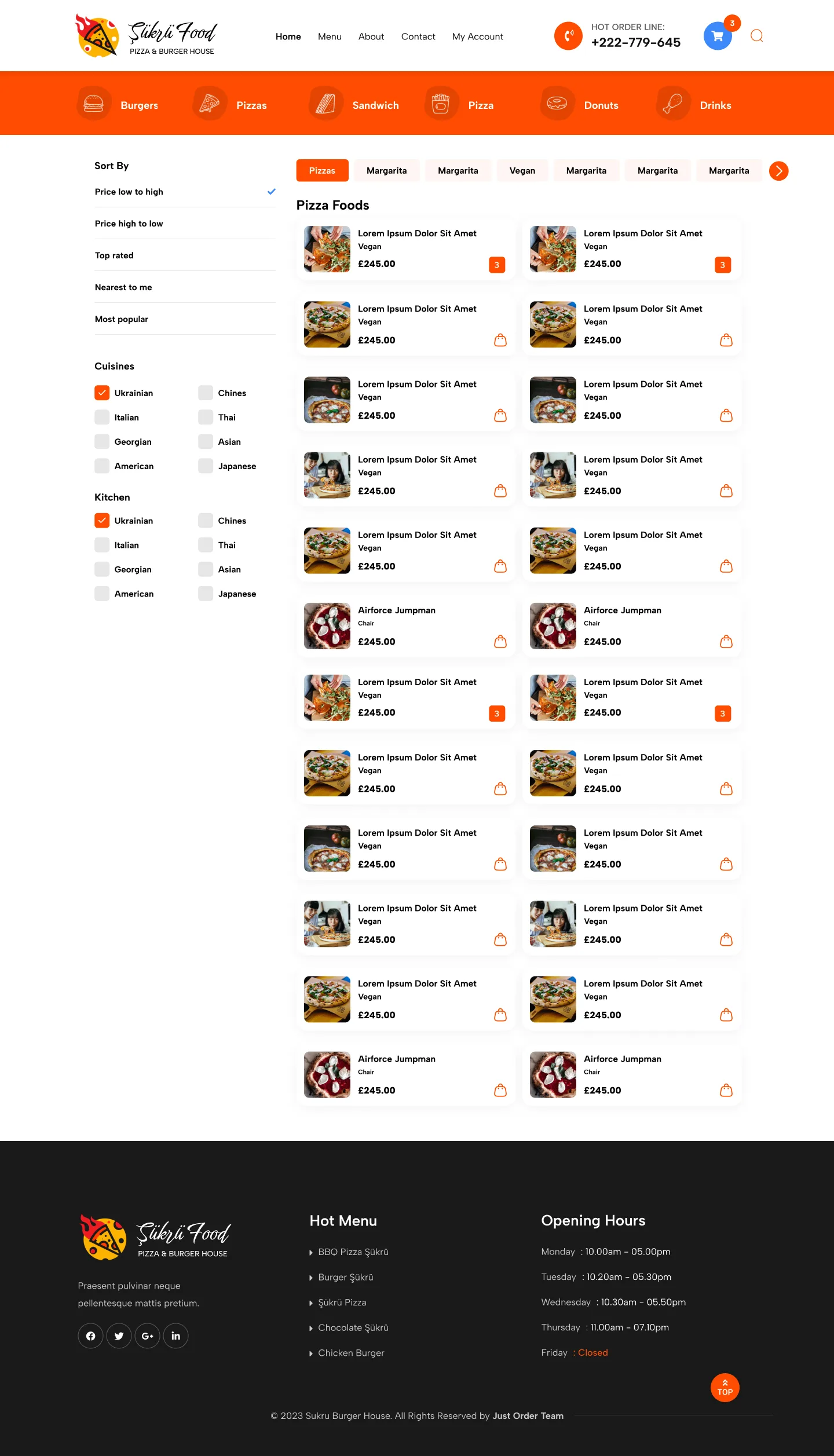 Food Order — tasarım 39