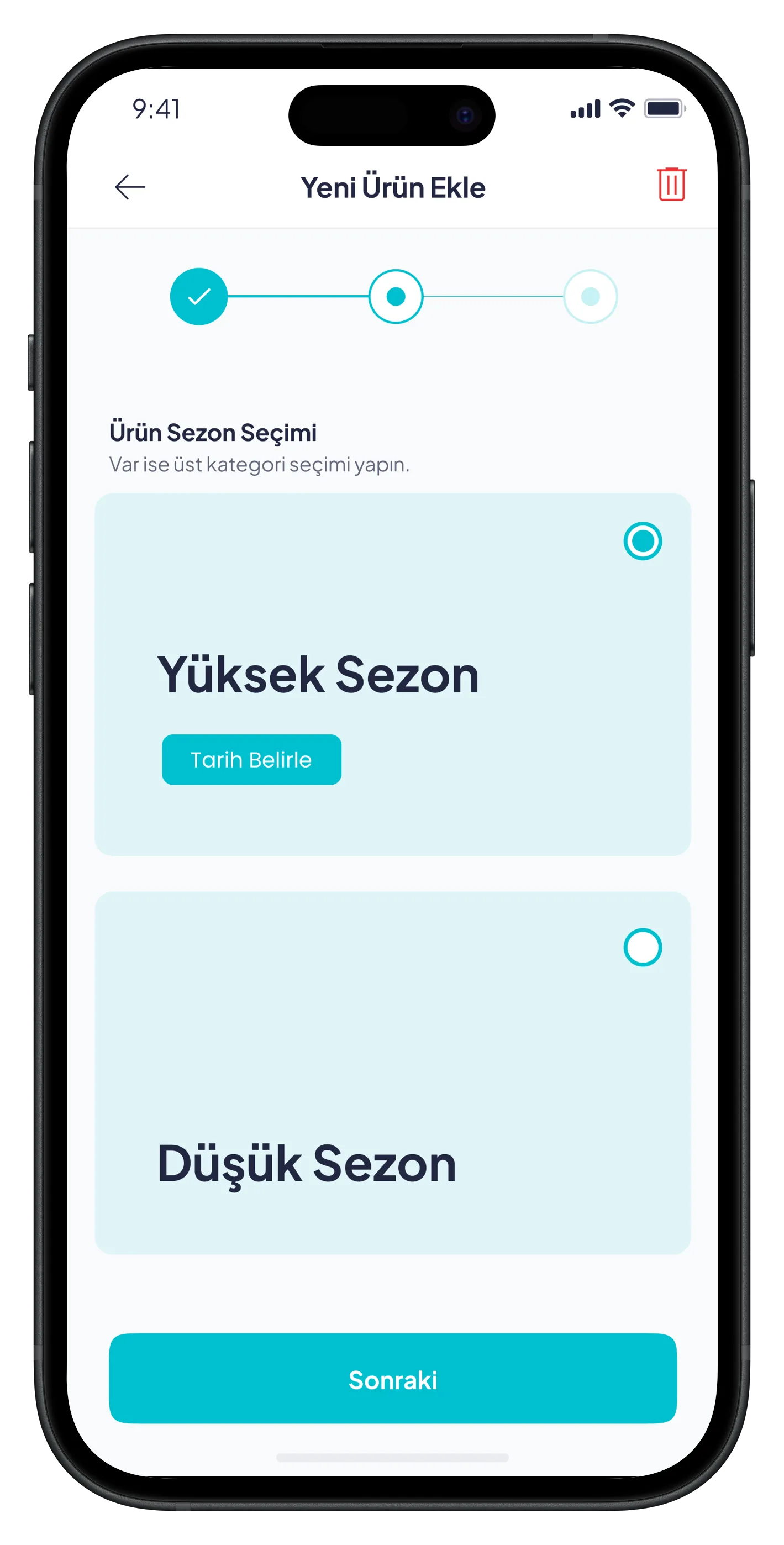 Beach Reservation Mobile App — tasarım 24