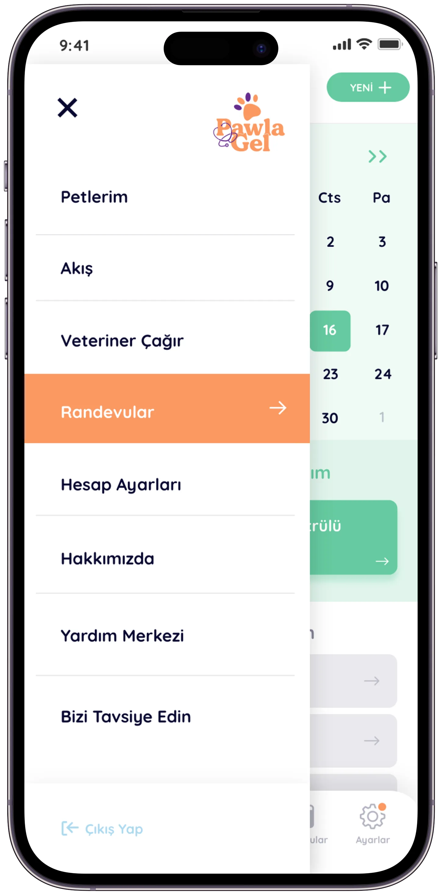 Pawla Pet App — tasarım 18