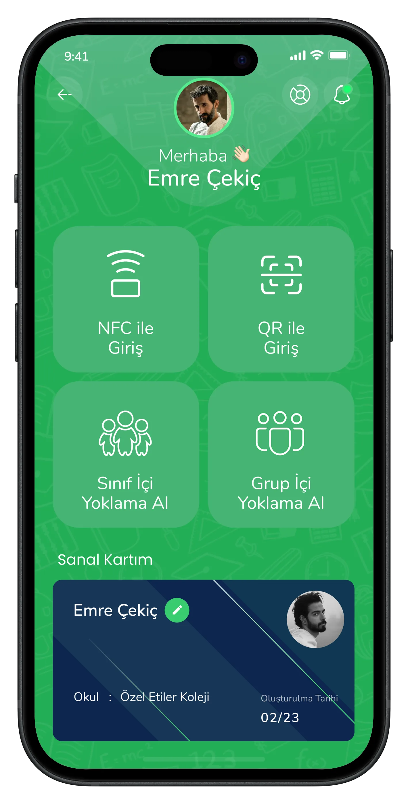 Parent & Student Mobile App — tasarım 20