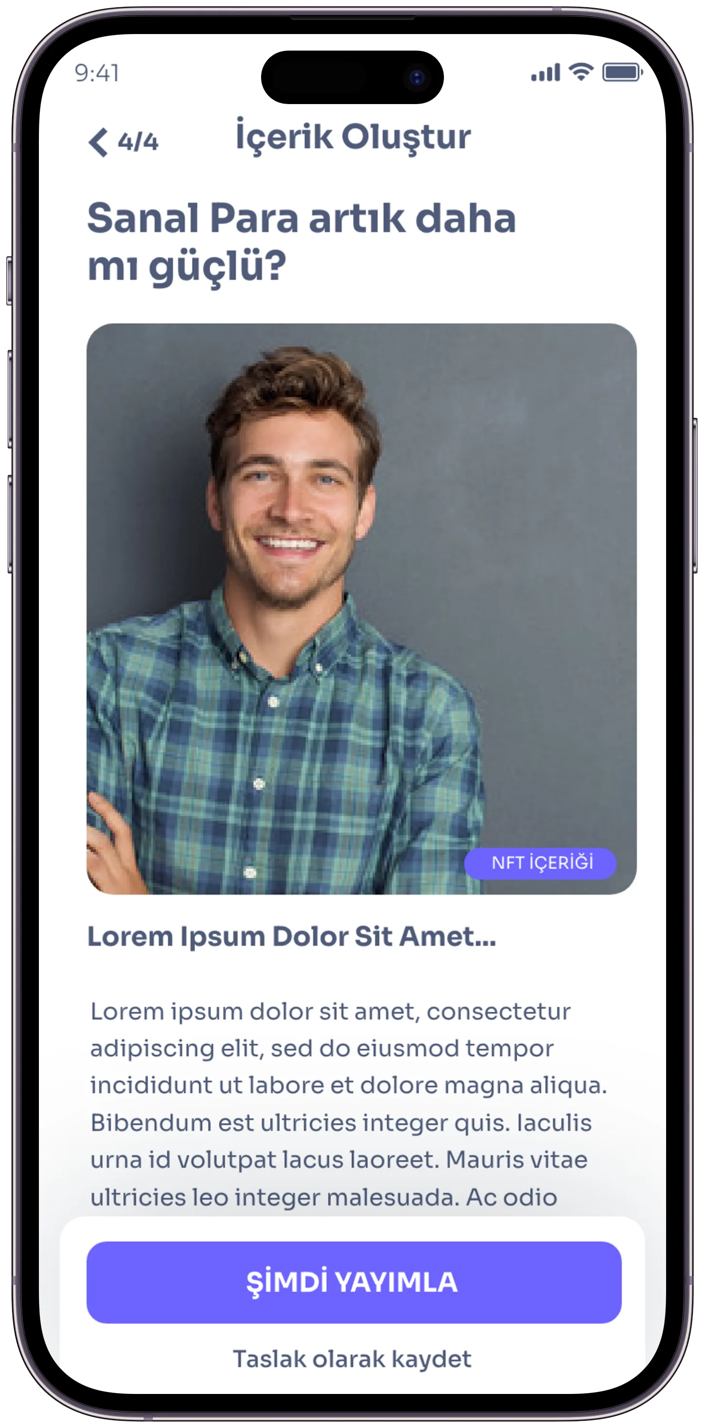 Wannart Social App — tasarım 23