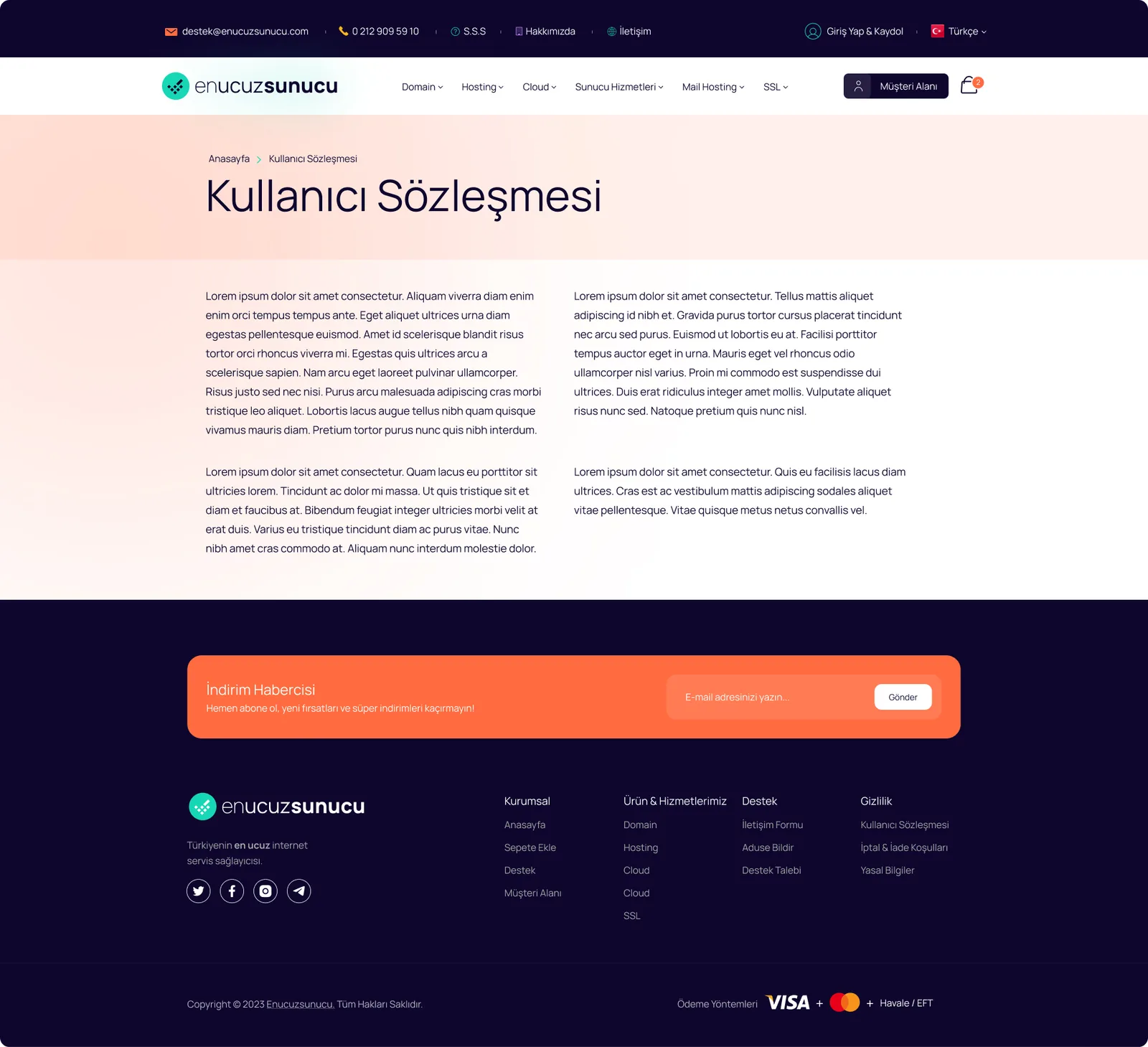 Hosting Market Place — tasarım 41