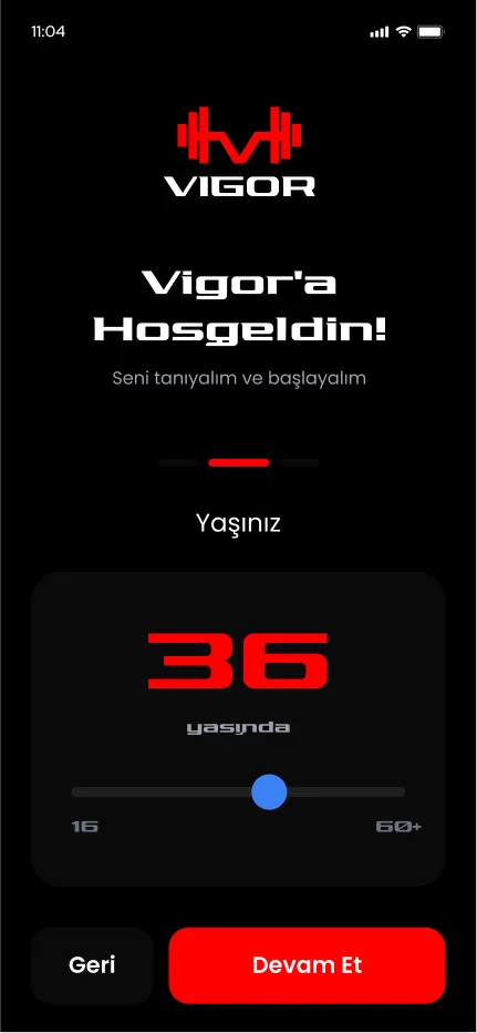 Vigor Gym App