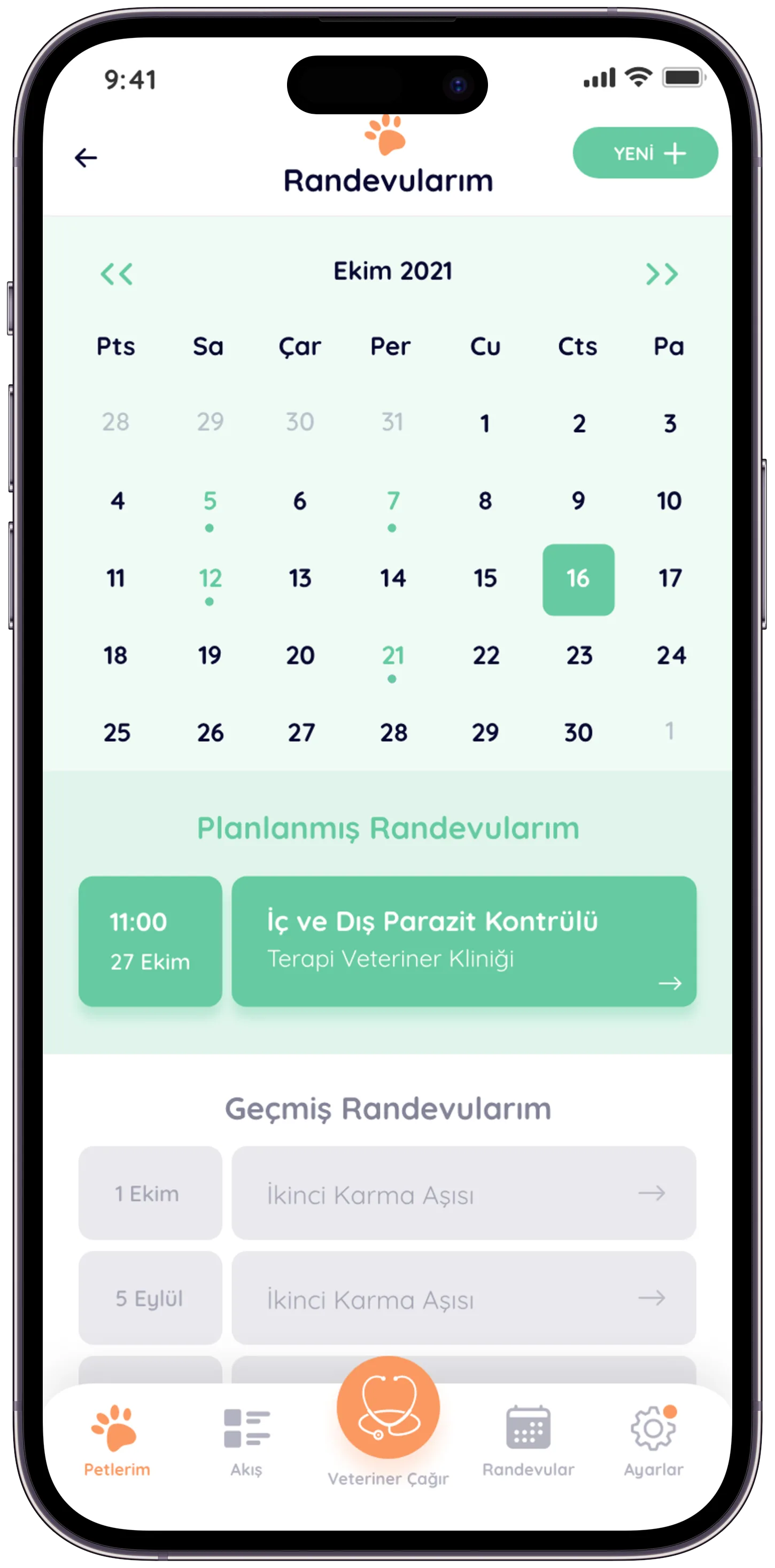 Pawla Pet App — tasarım 55