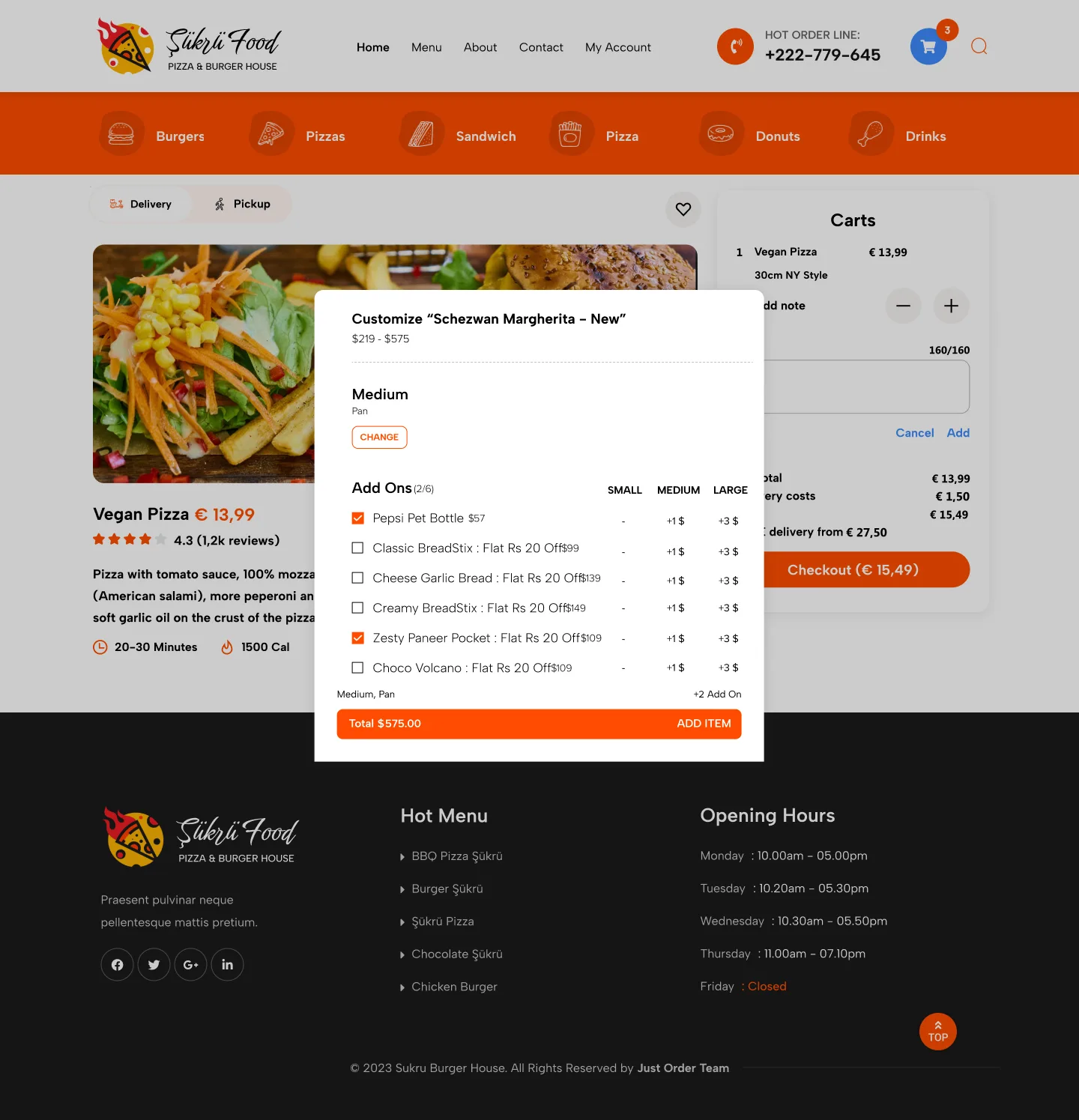 Food Order — tasarım 36