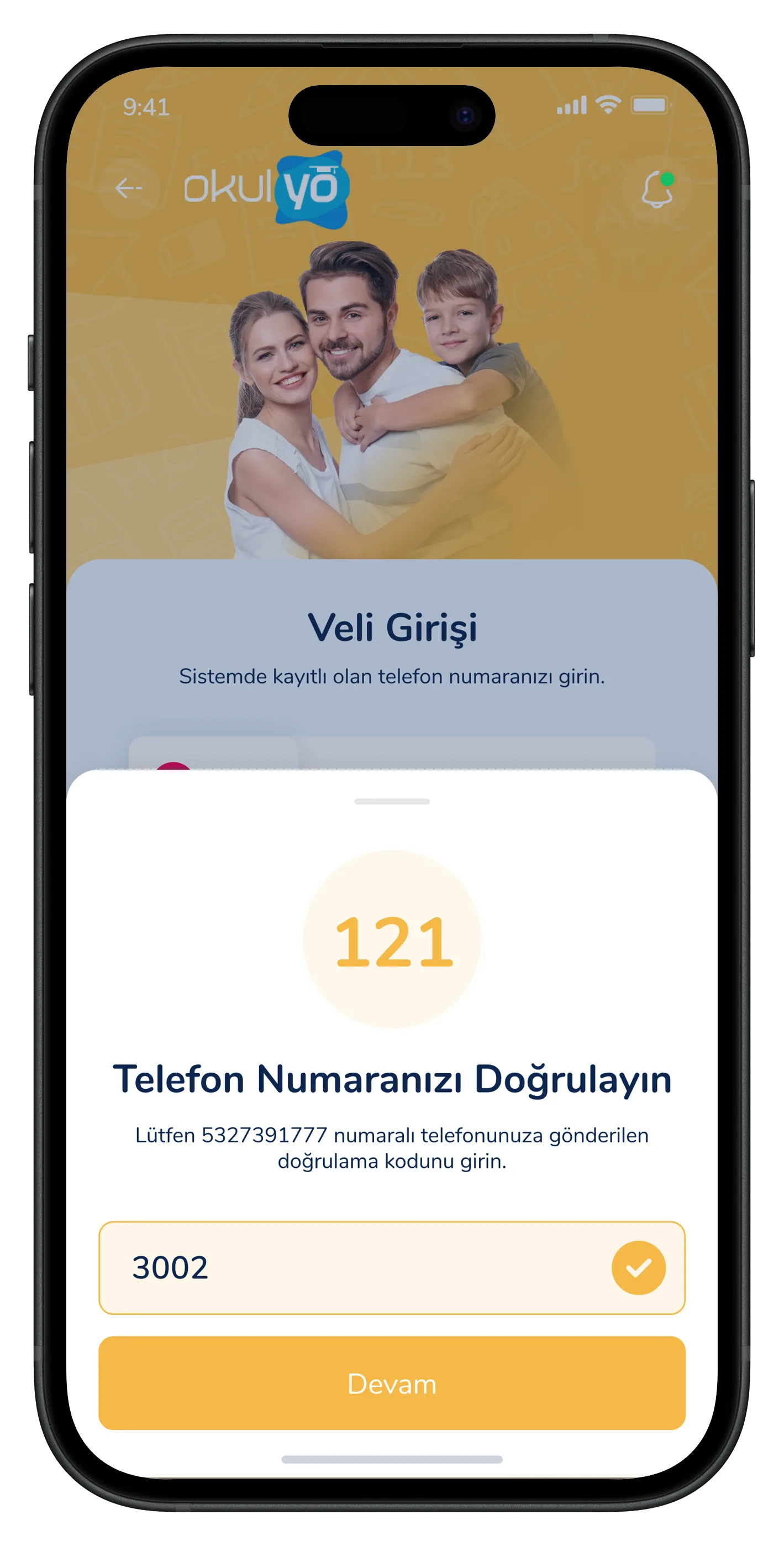 Parent & Student Mobile App — tasarım 33