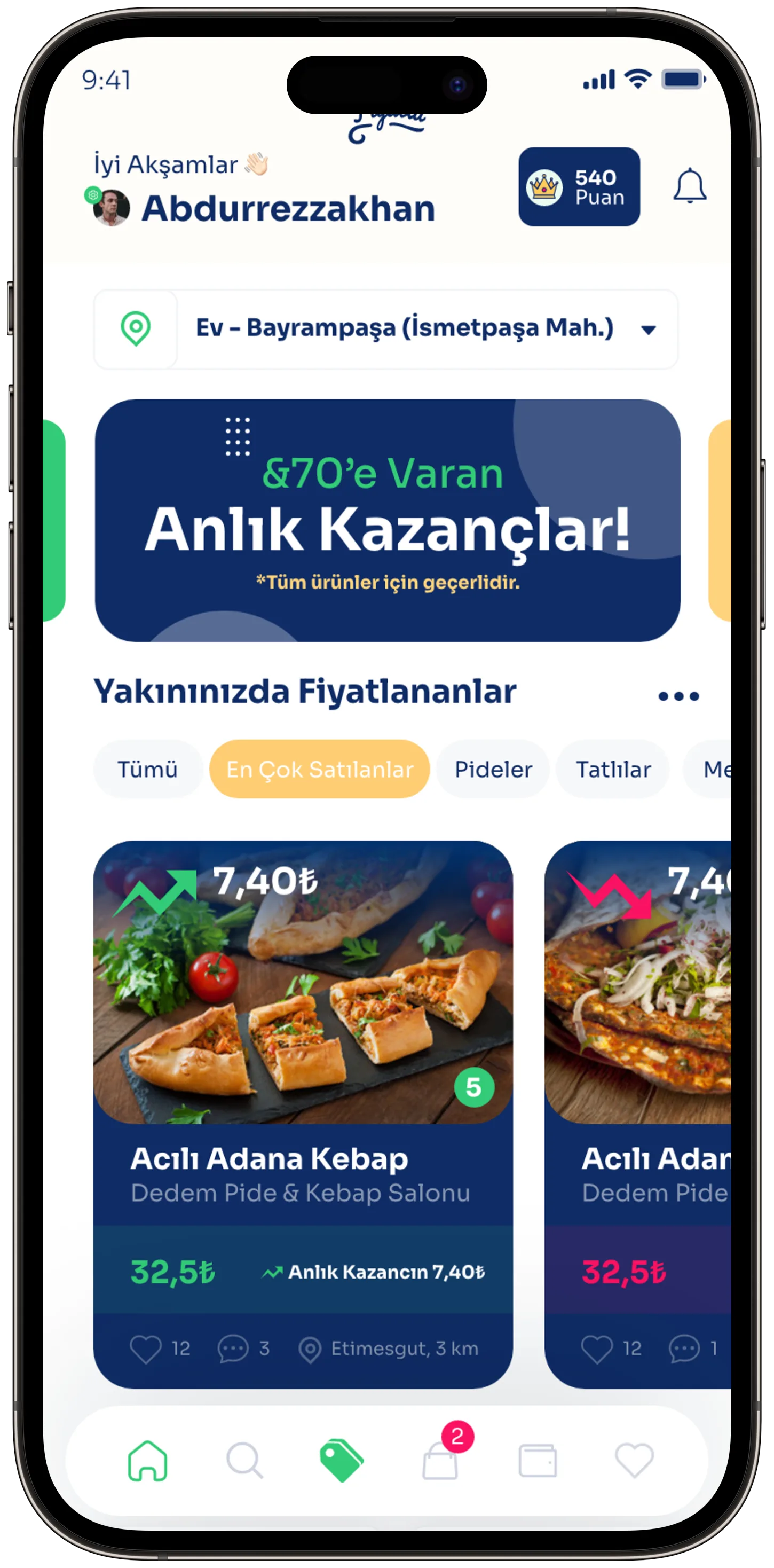 Fiyatla App — tasarım 5