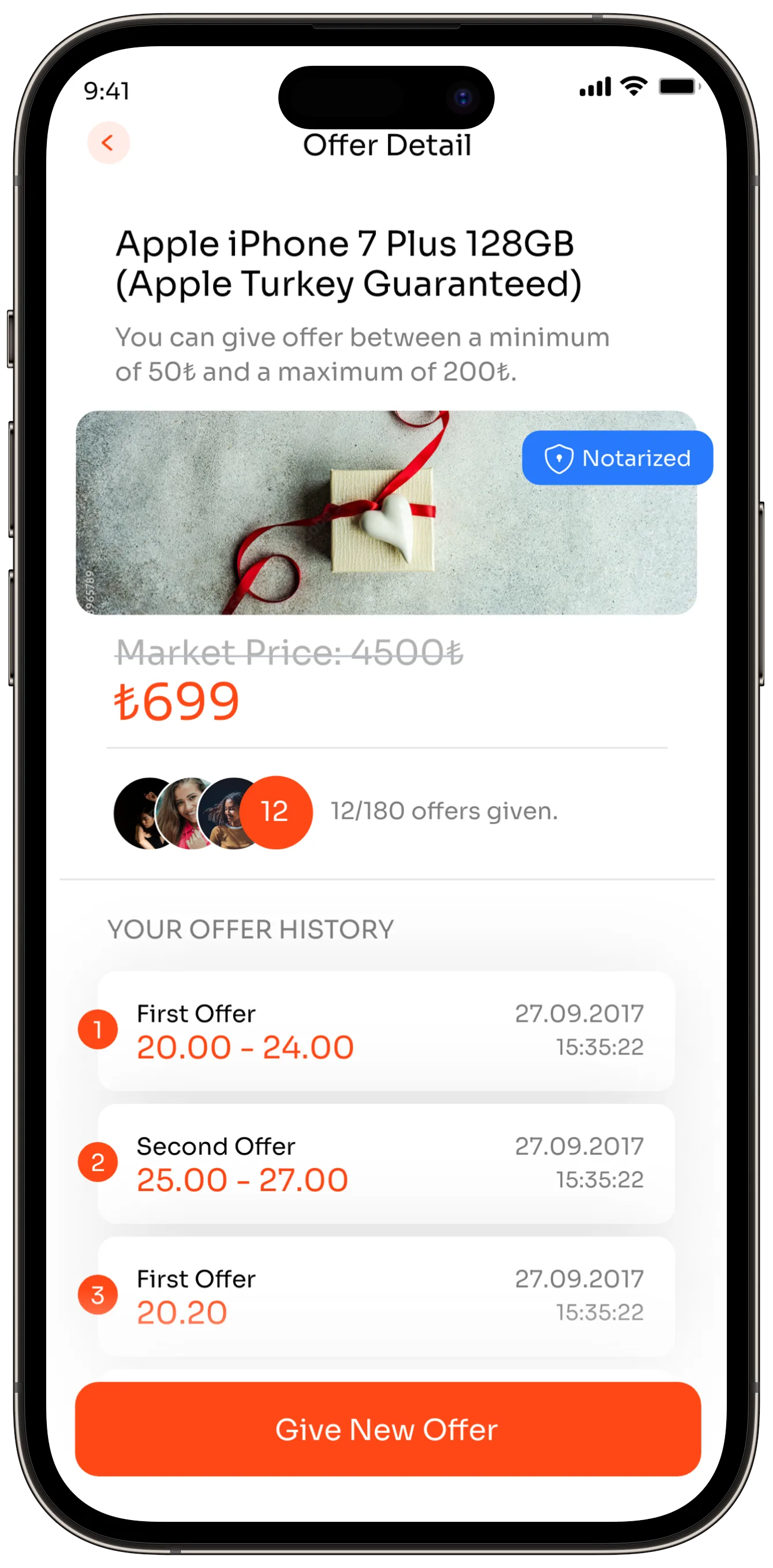 Offer App — tasarım 31