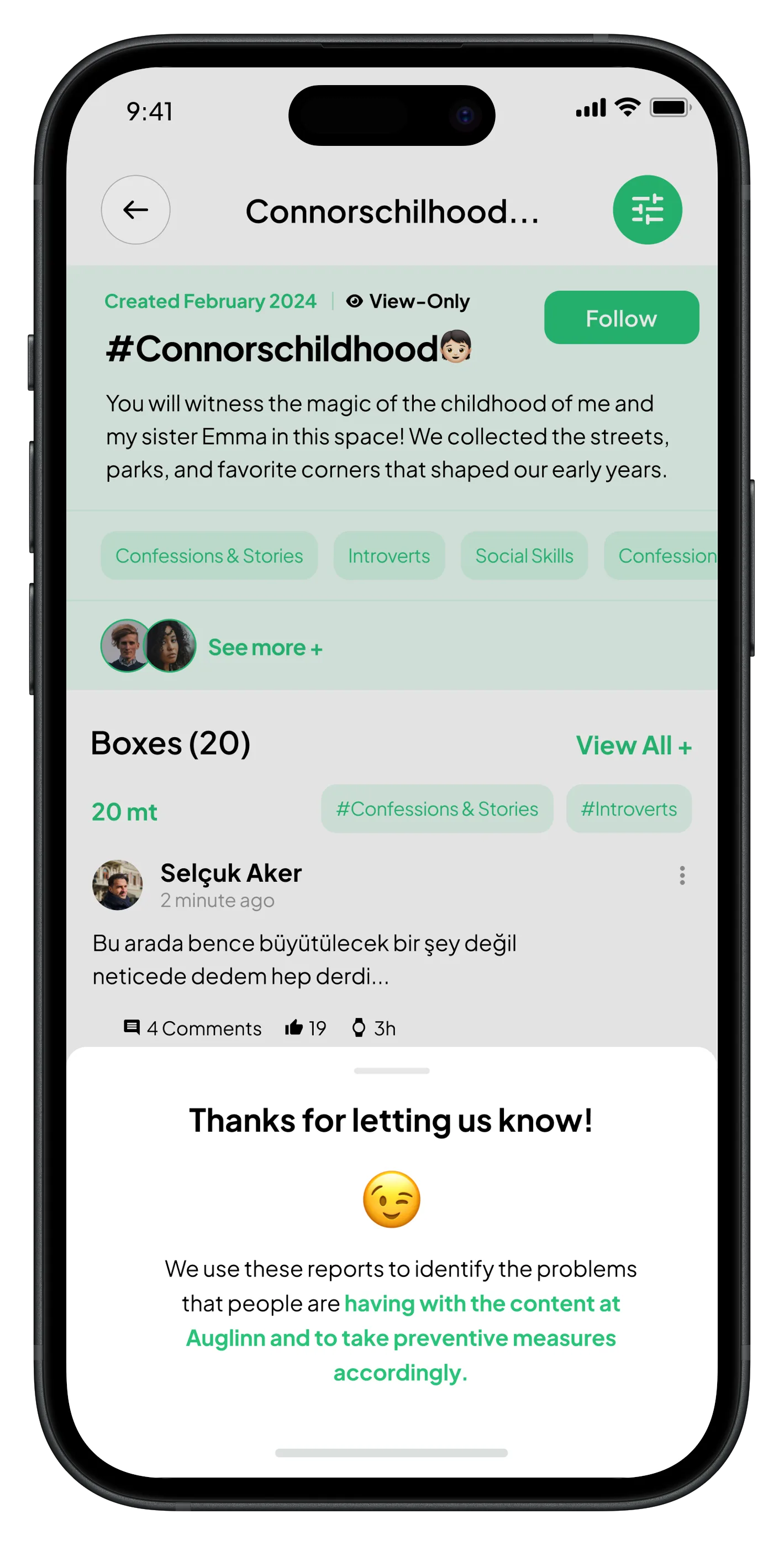 Auglinn Mobile App — tasarım 27