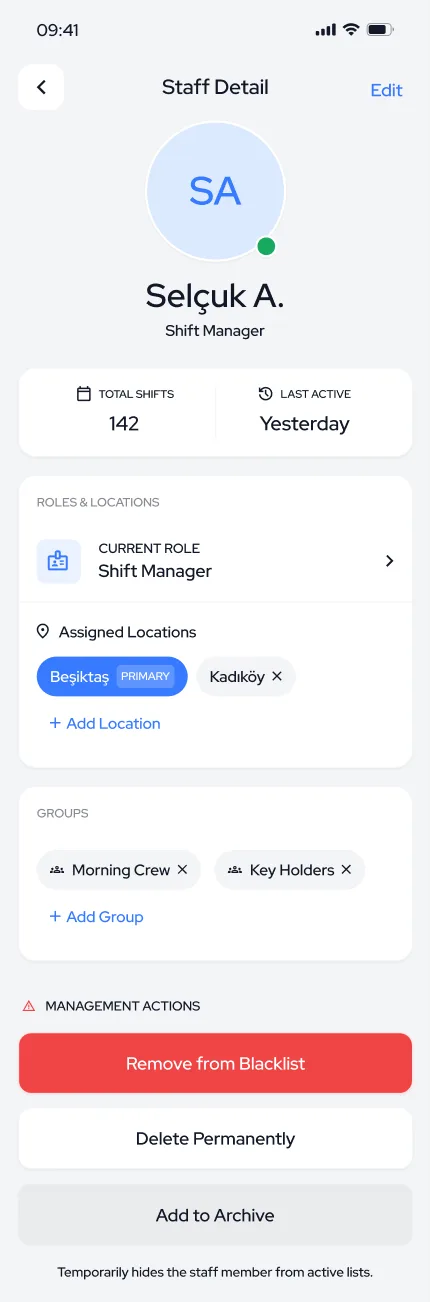 Shift Control — tasarım 148
