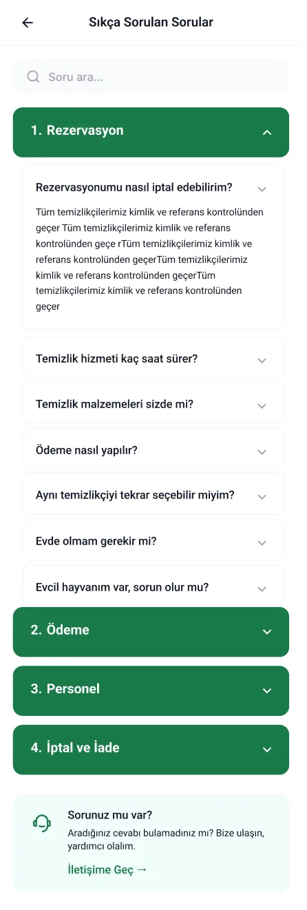 Clean Lab App — tasarım 132