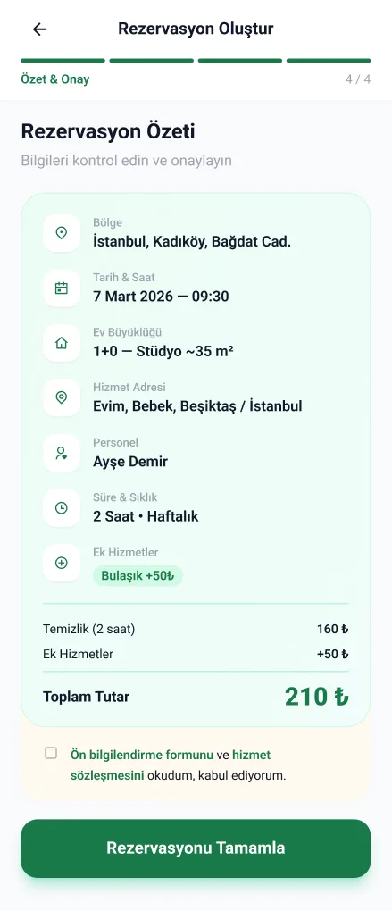 Clean Lab App — tasarım 114