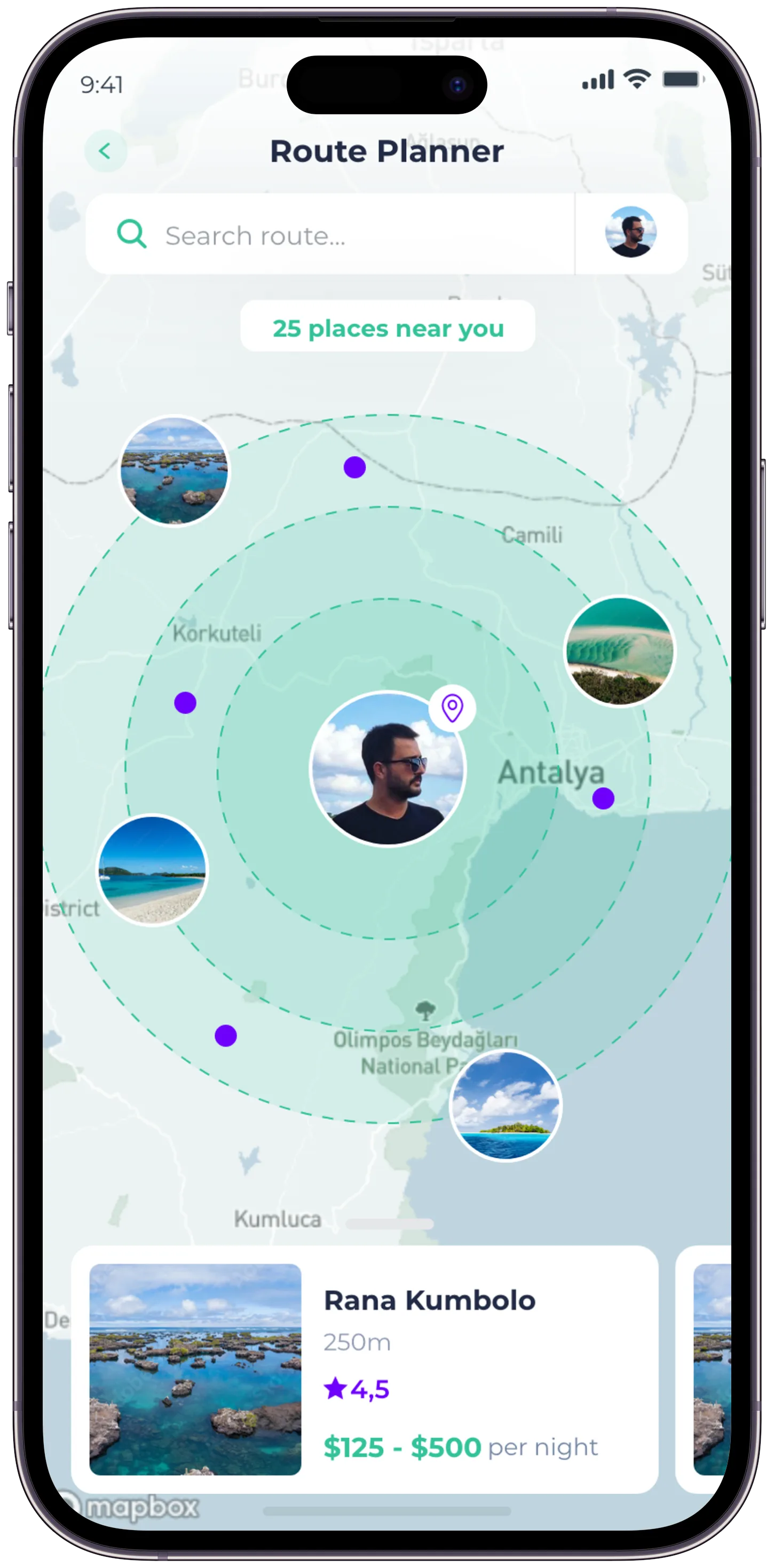 Plavel Tourism App — tasarım 23