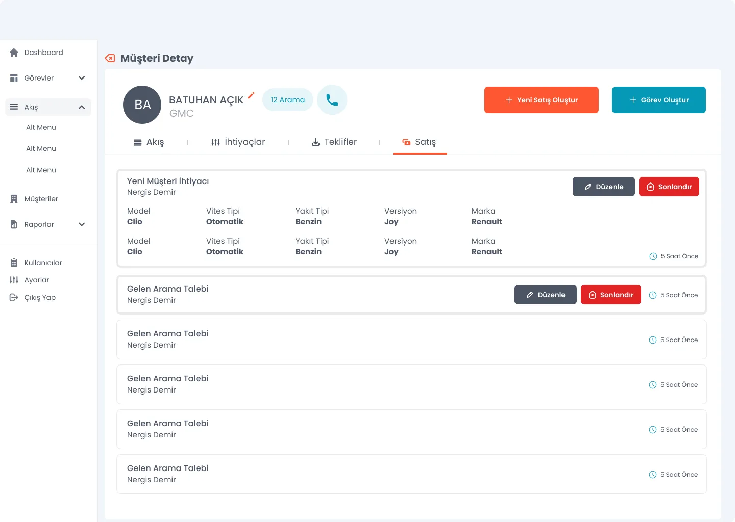 Leadport Customer App — tasarım 19