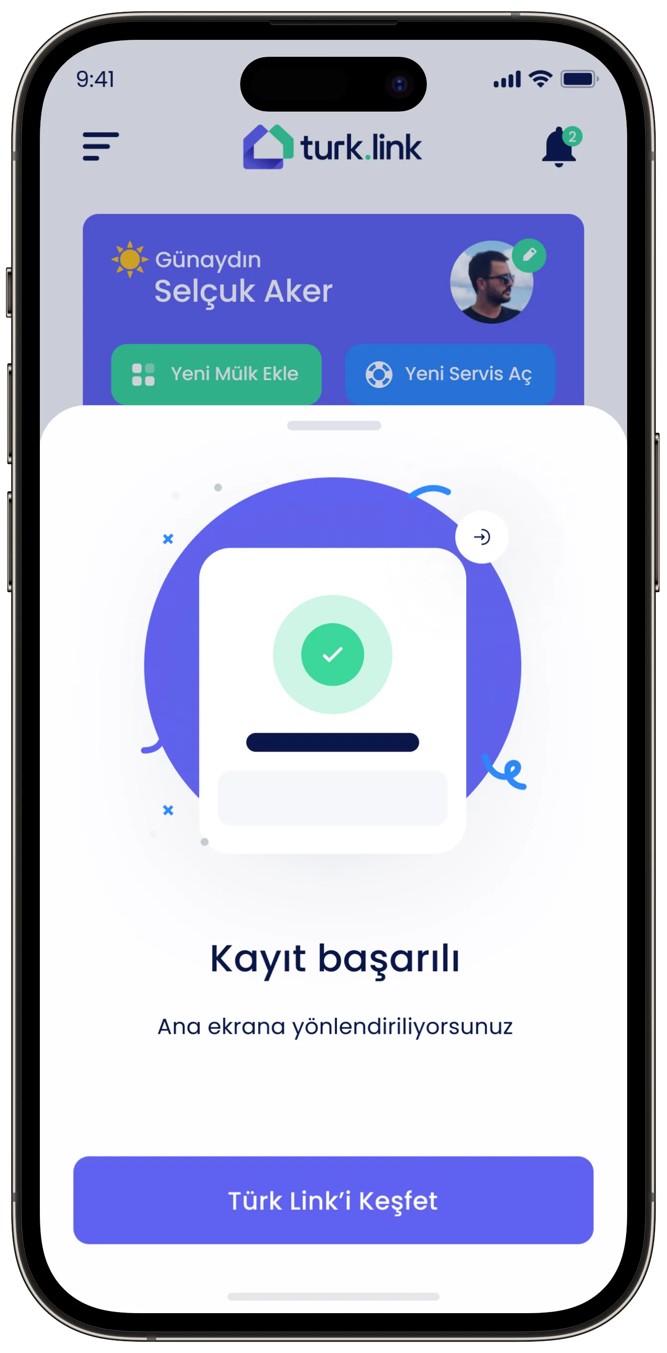 Real Estate App — tasarım 3
