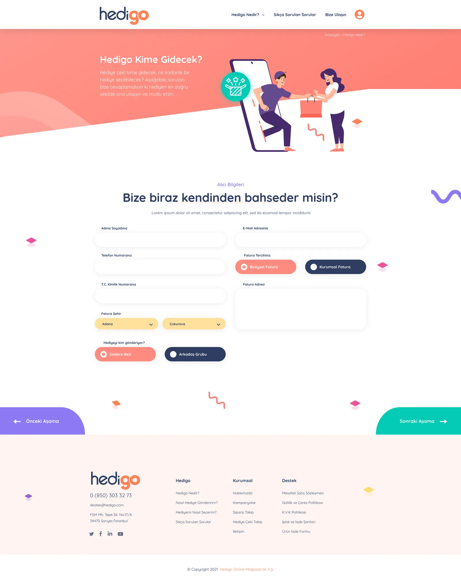 Hedigo Market Place — tasarım 3