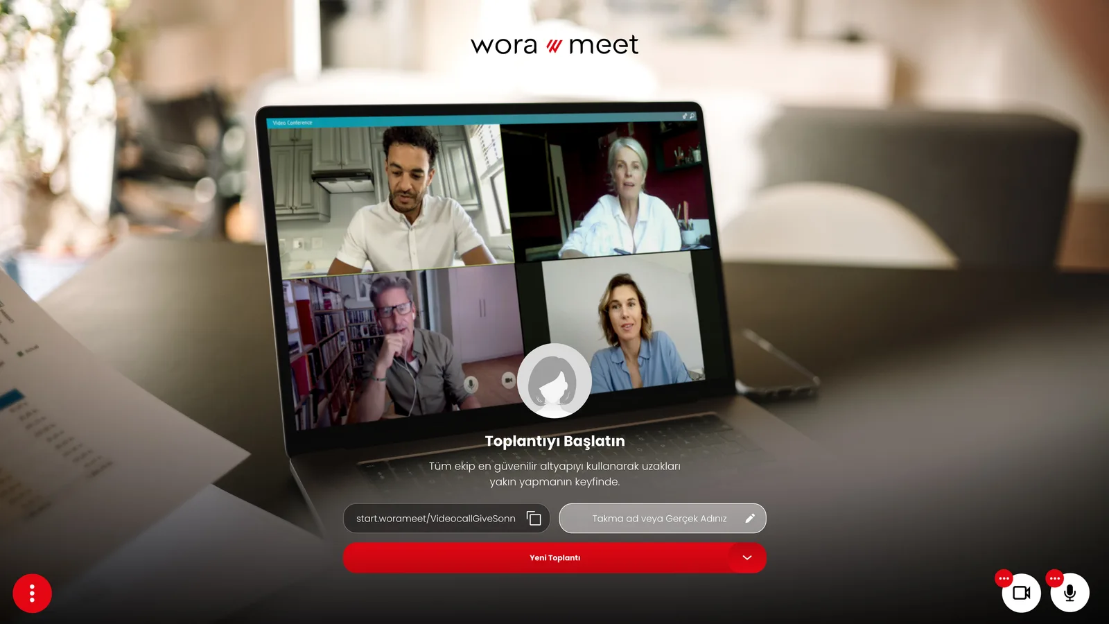 Wora Online Meet — tasarım 8