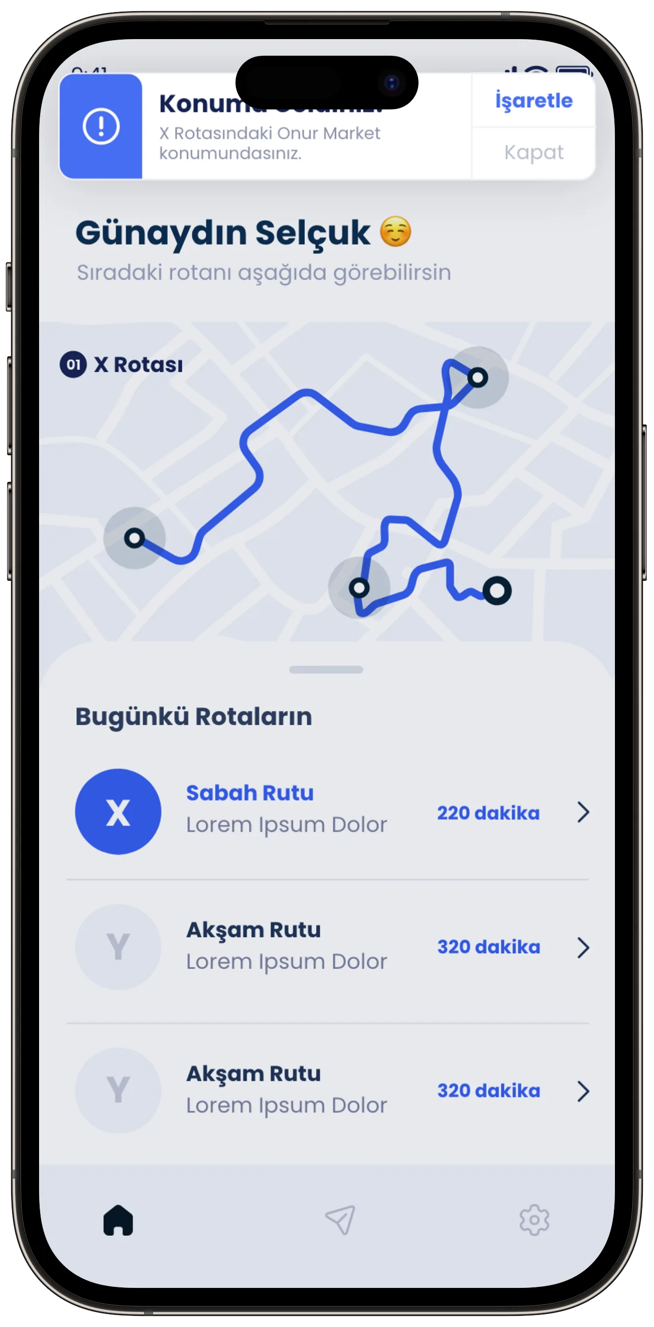 Rotamat App — tasarım 10