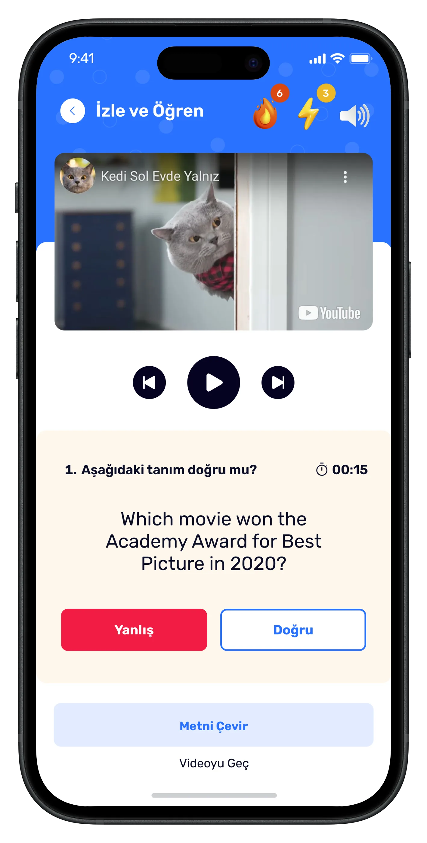Learn English Mobile App — tasarım 13