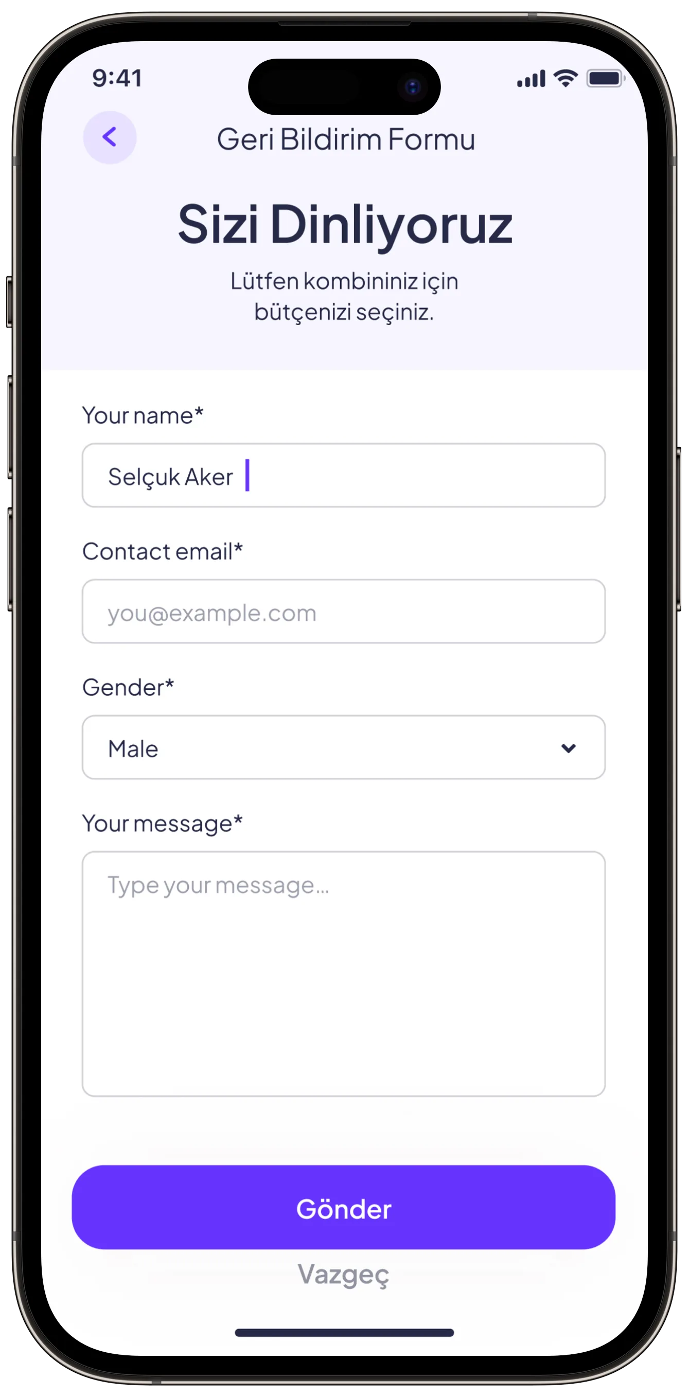 Fashion App — tasarım 26