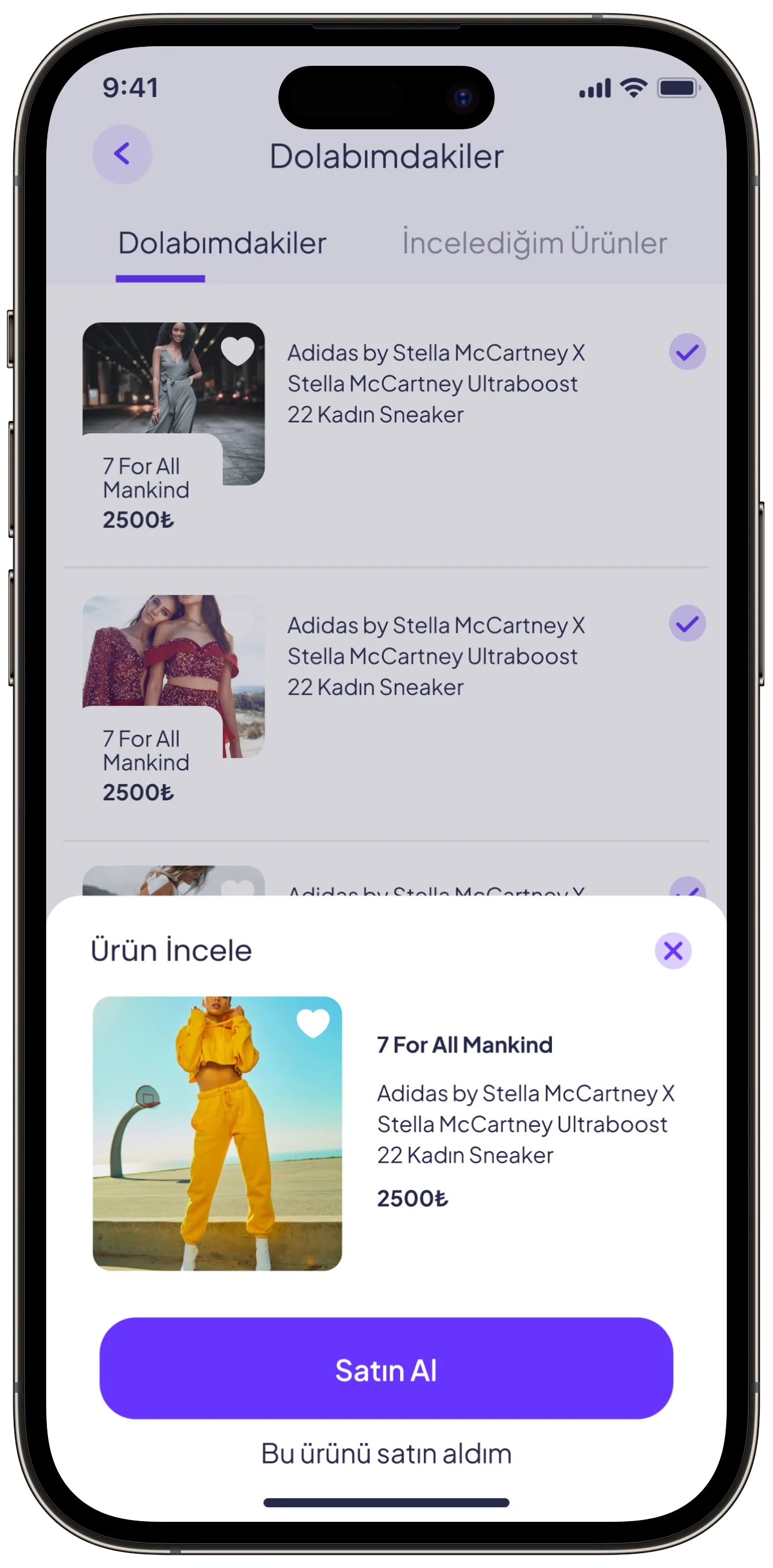 Fashion App — tasarım 20