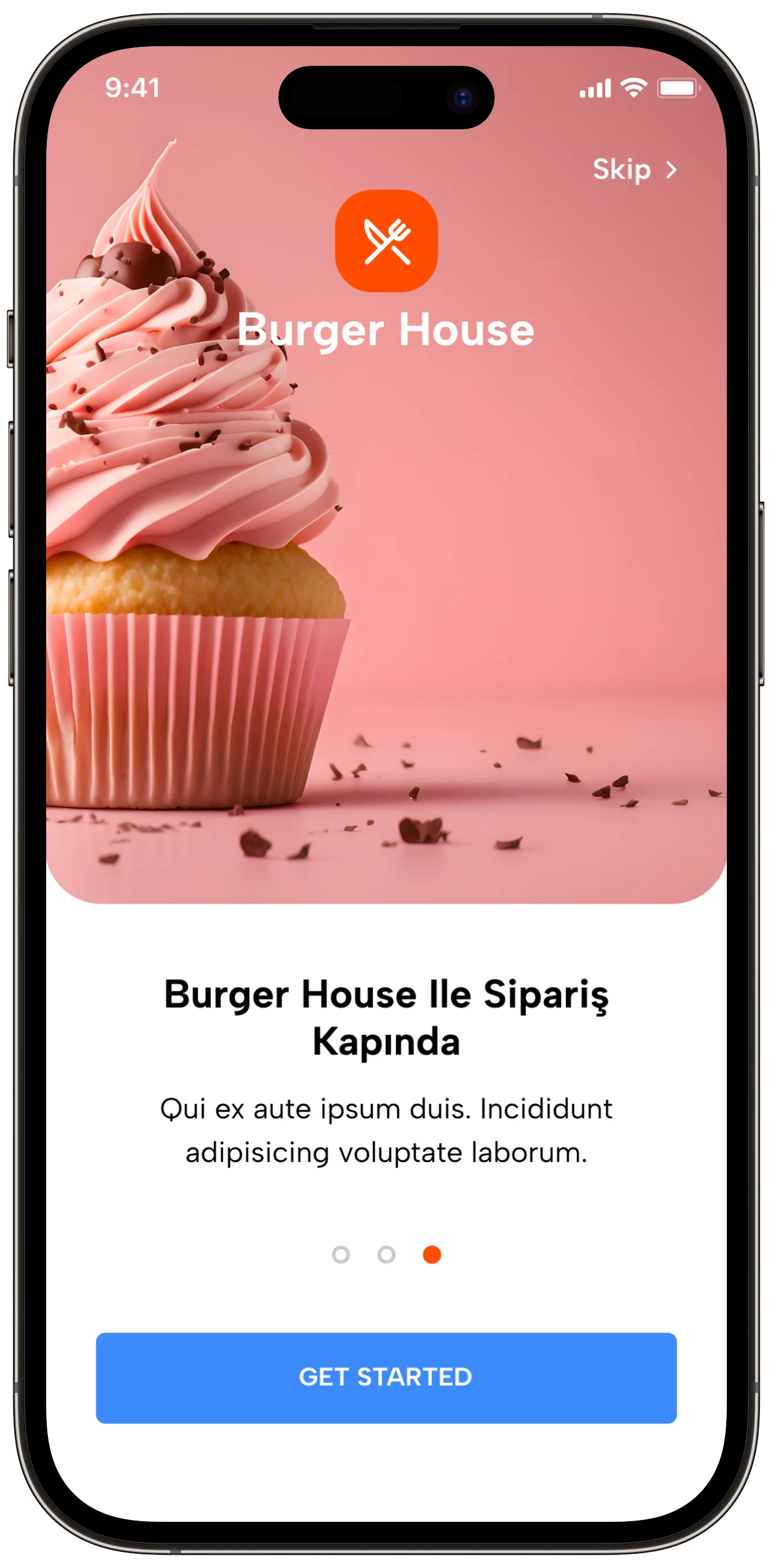 Food Delivery — tasarım 17