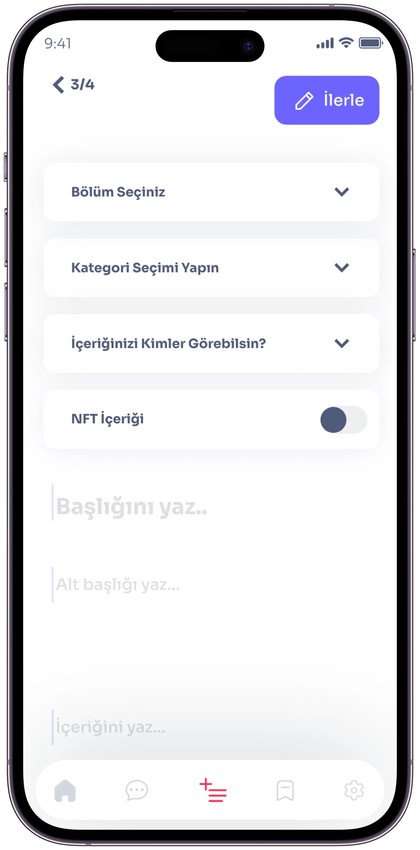 Wannart Social App — tasarım 21