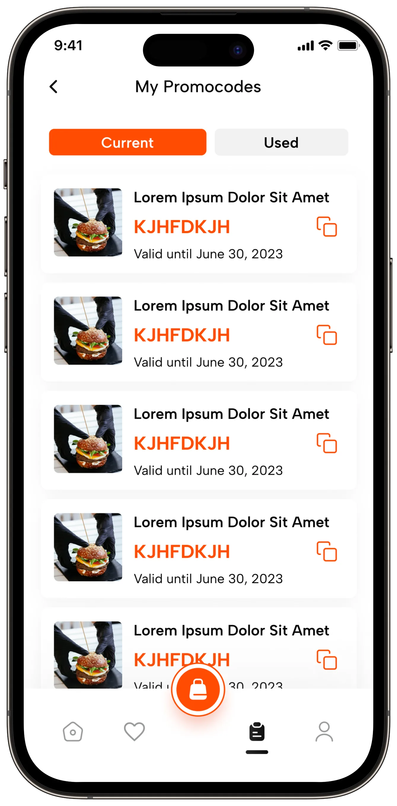 Food Delivery — tasarım 28