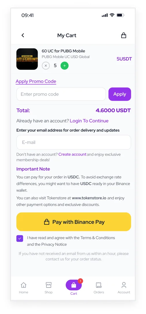 Token Store App