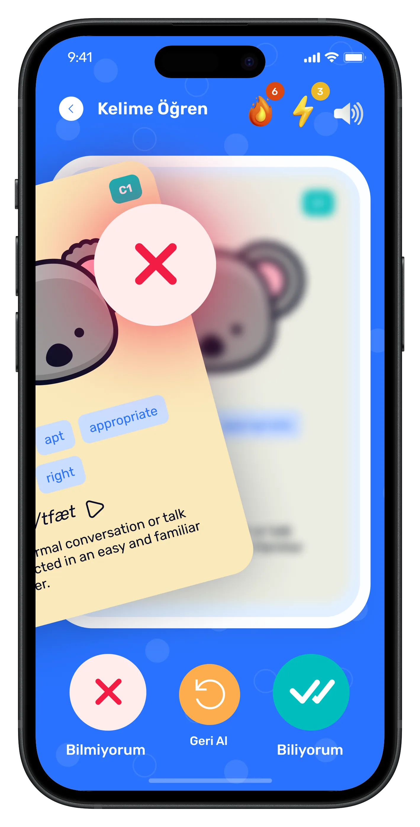Learn English Mobile App — tasarım 17