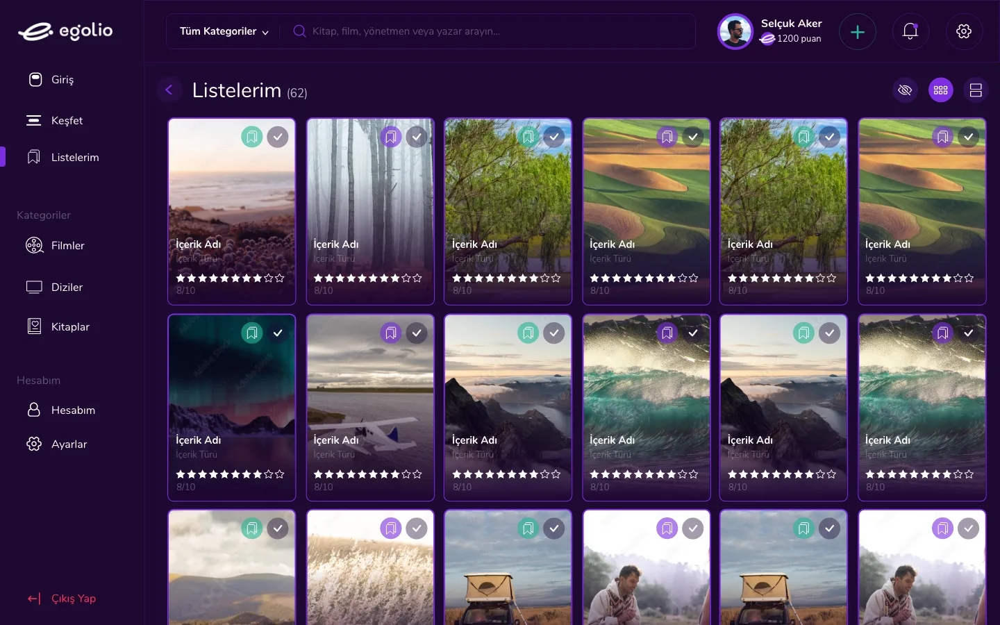Movie Web App — tasarım 3