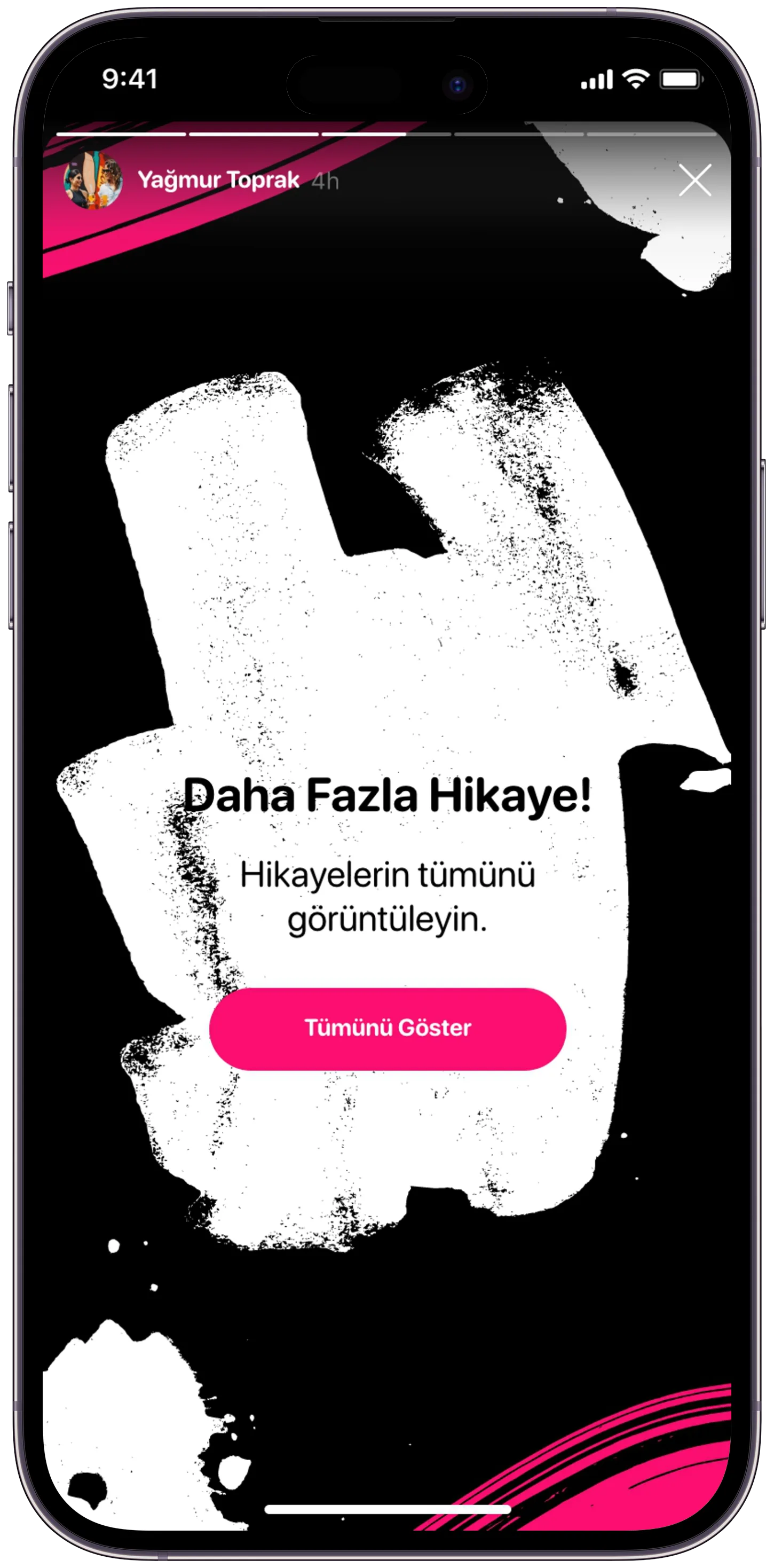 Story Saver Social App — tasarım 17