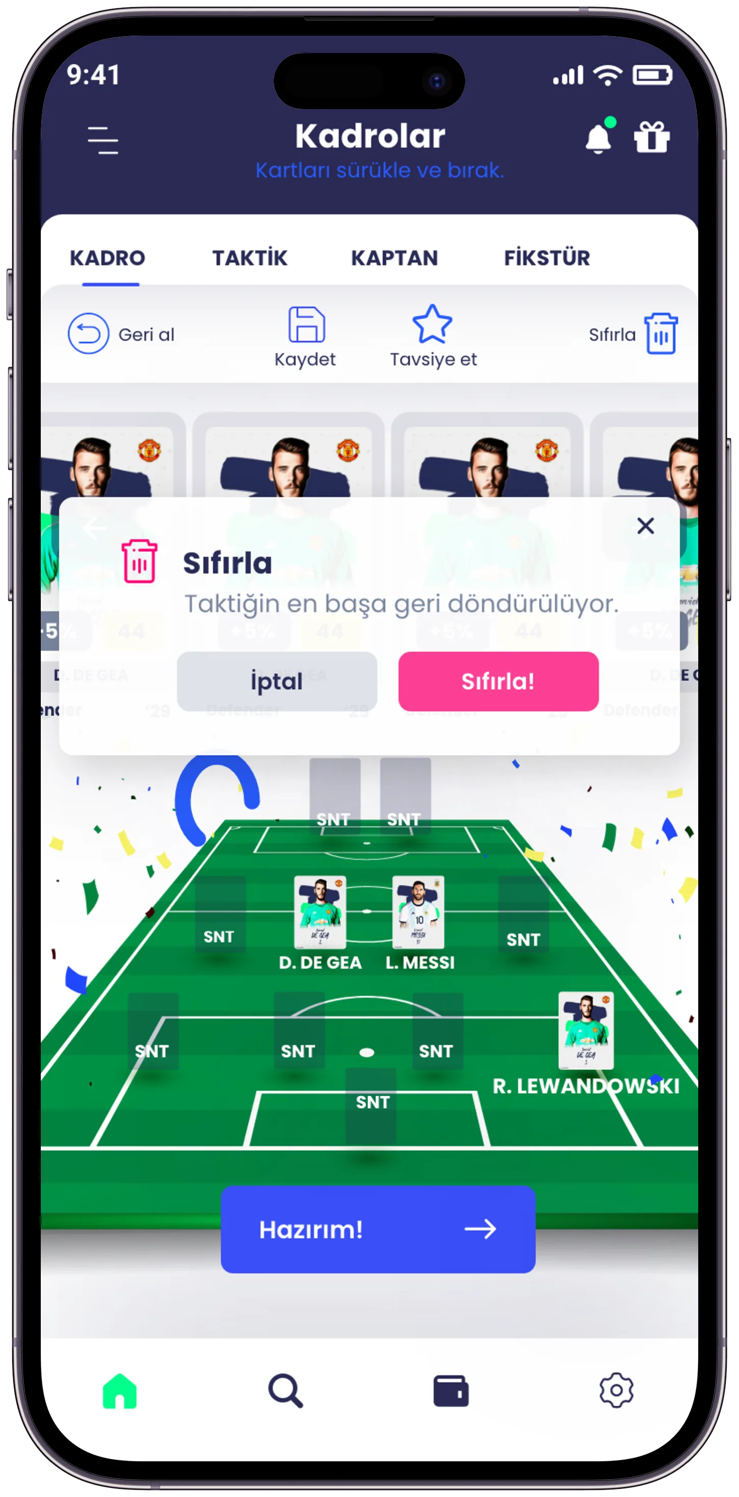 Scouthub Player App — tasarım 11