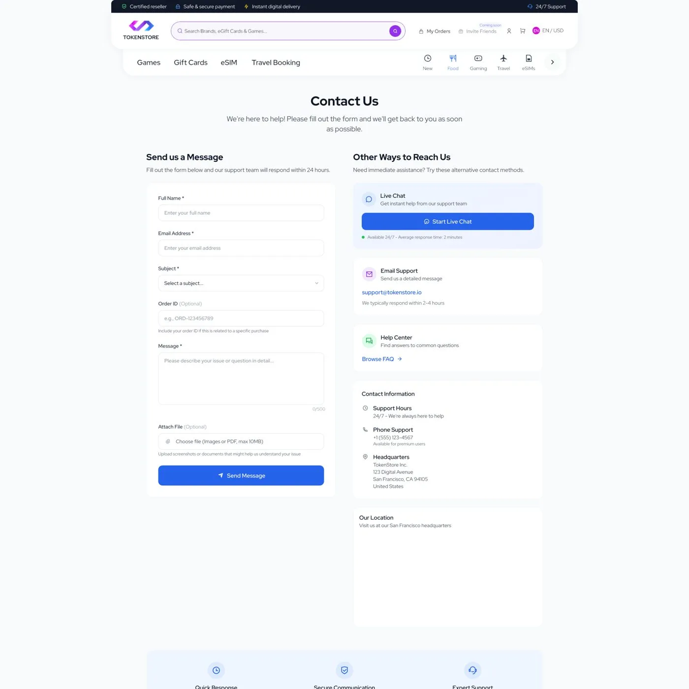 TokenStore — tasarım 8