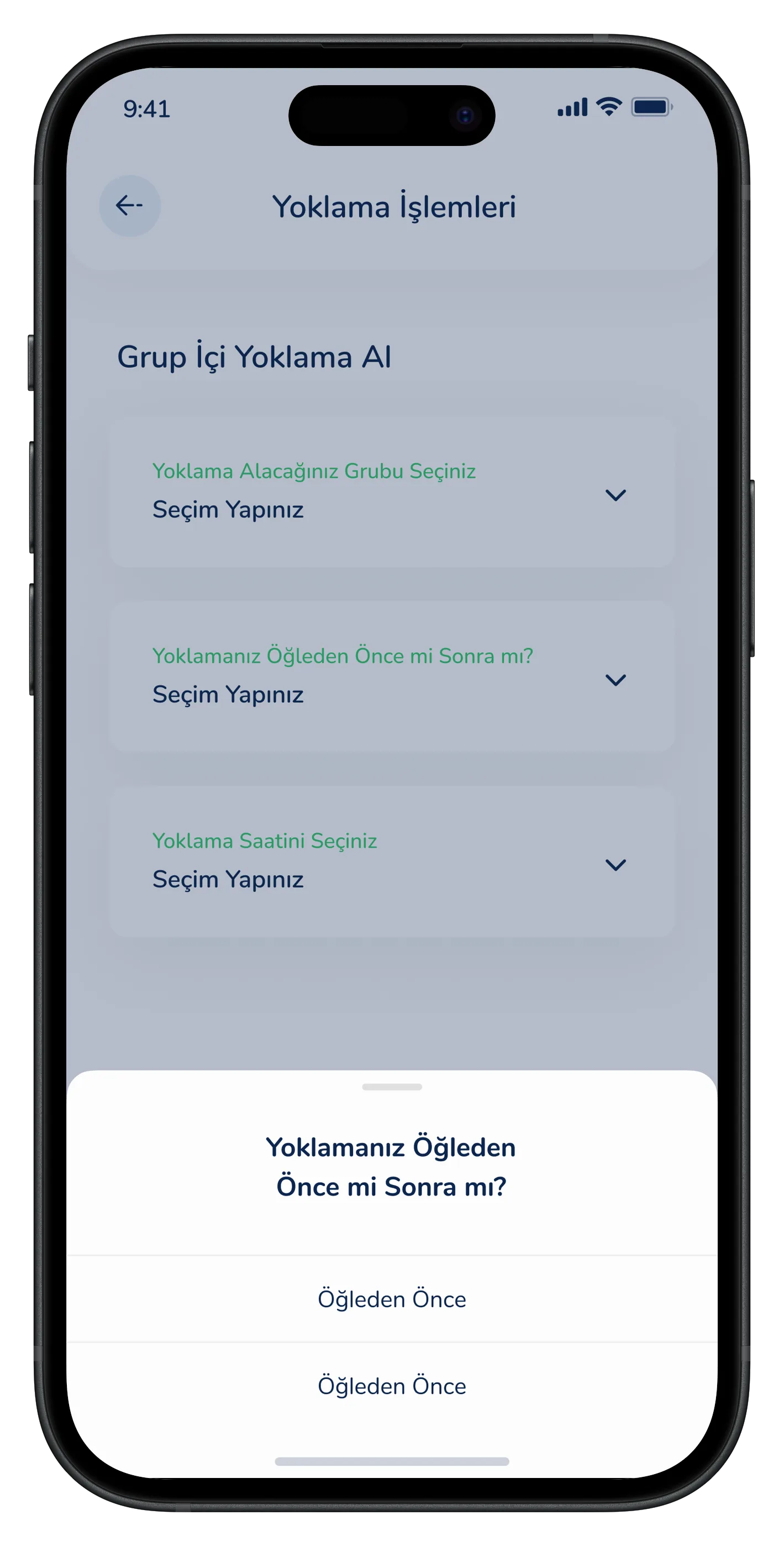 Parent & Student Mobile App — tasarım 12
