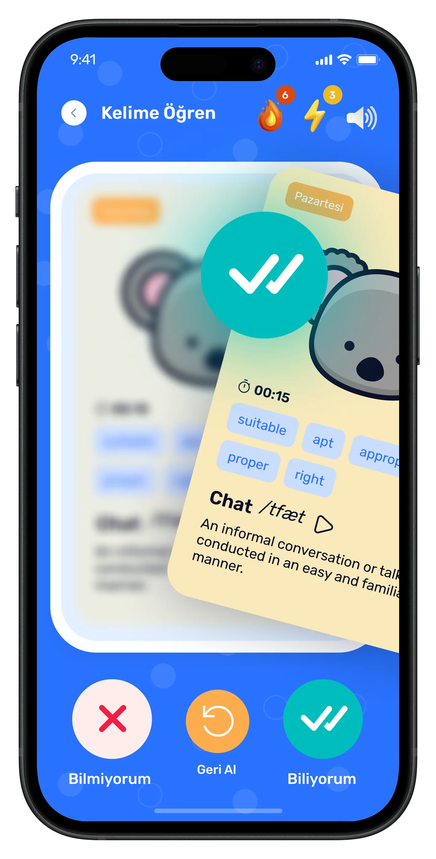 Learn English Mobile App — tasarım 18