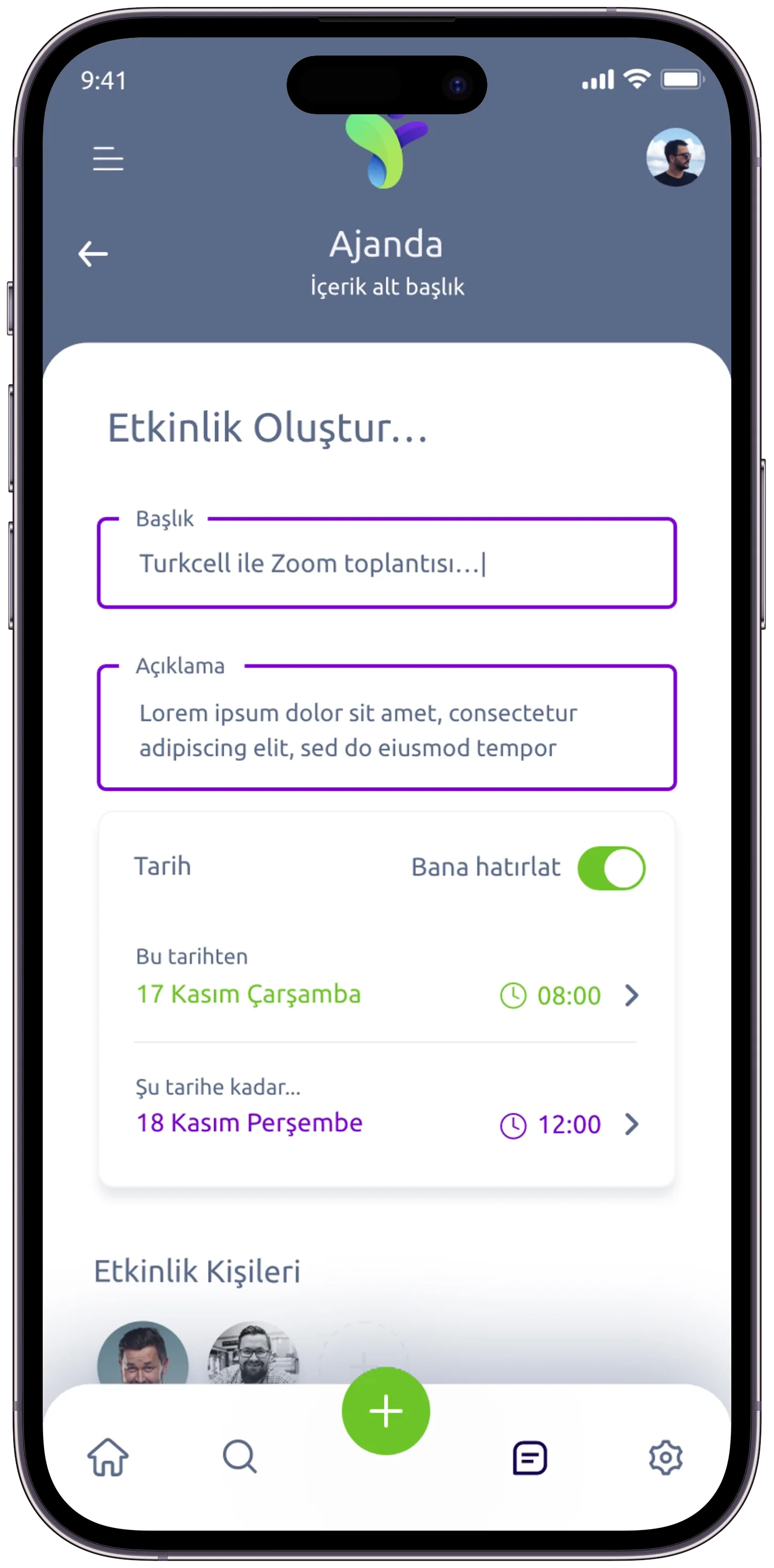 Patron Task App — tasarım 17