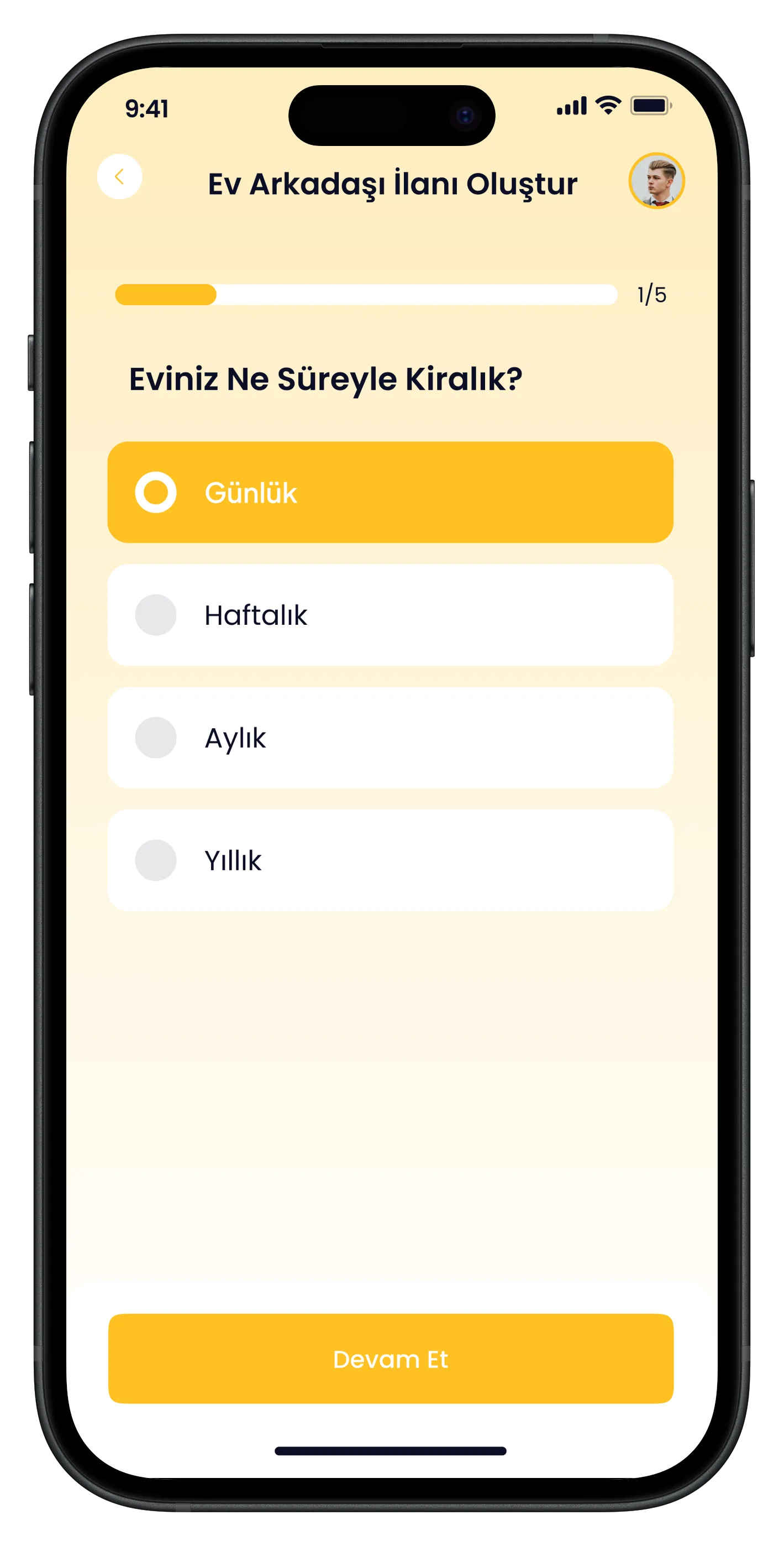 University Life Mobile App — tasarım 11